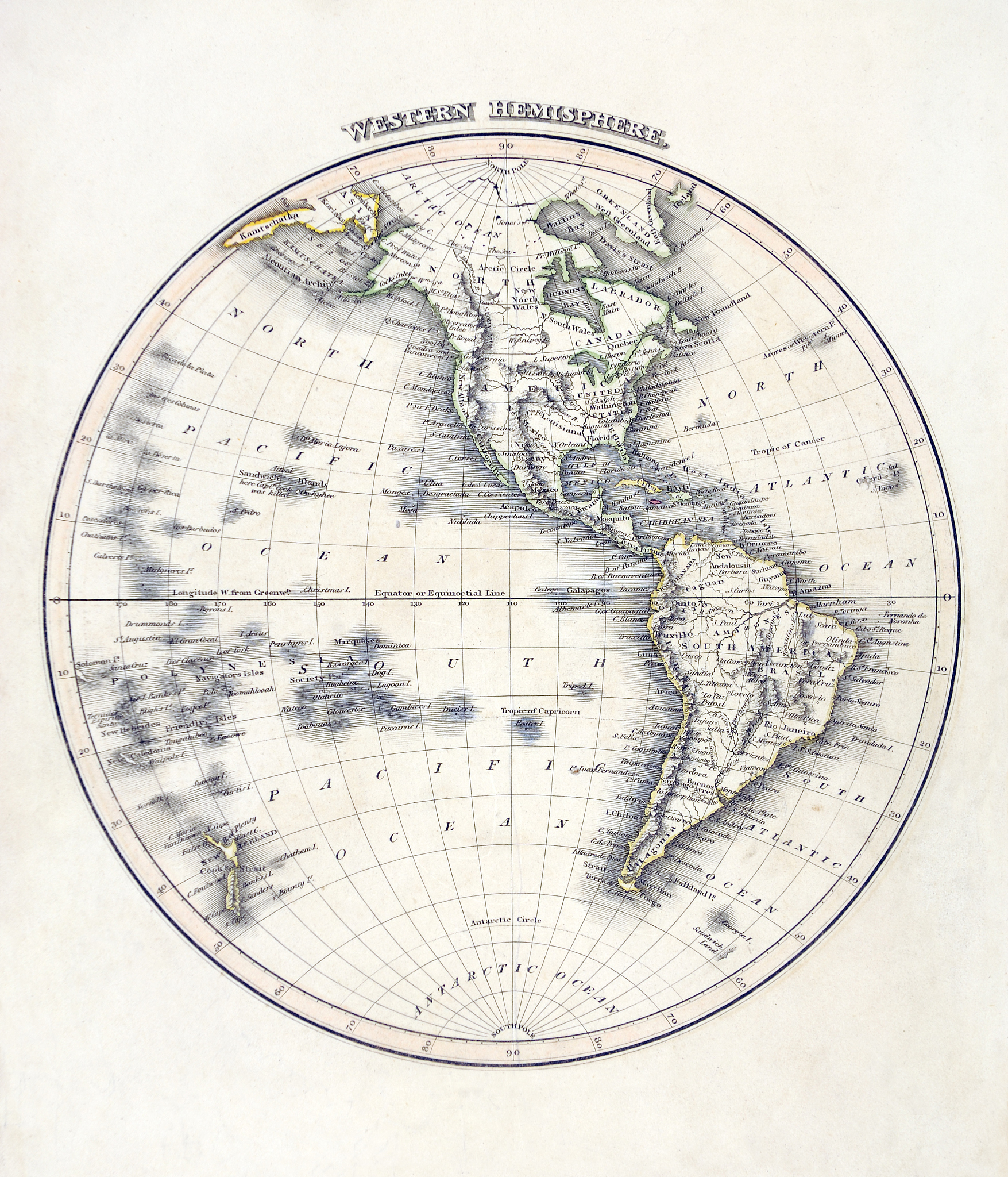 antique map of the world