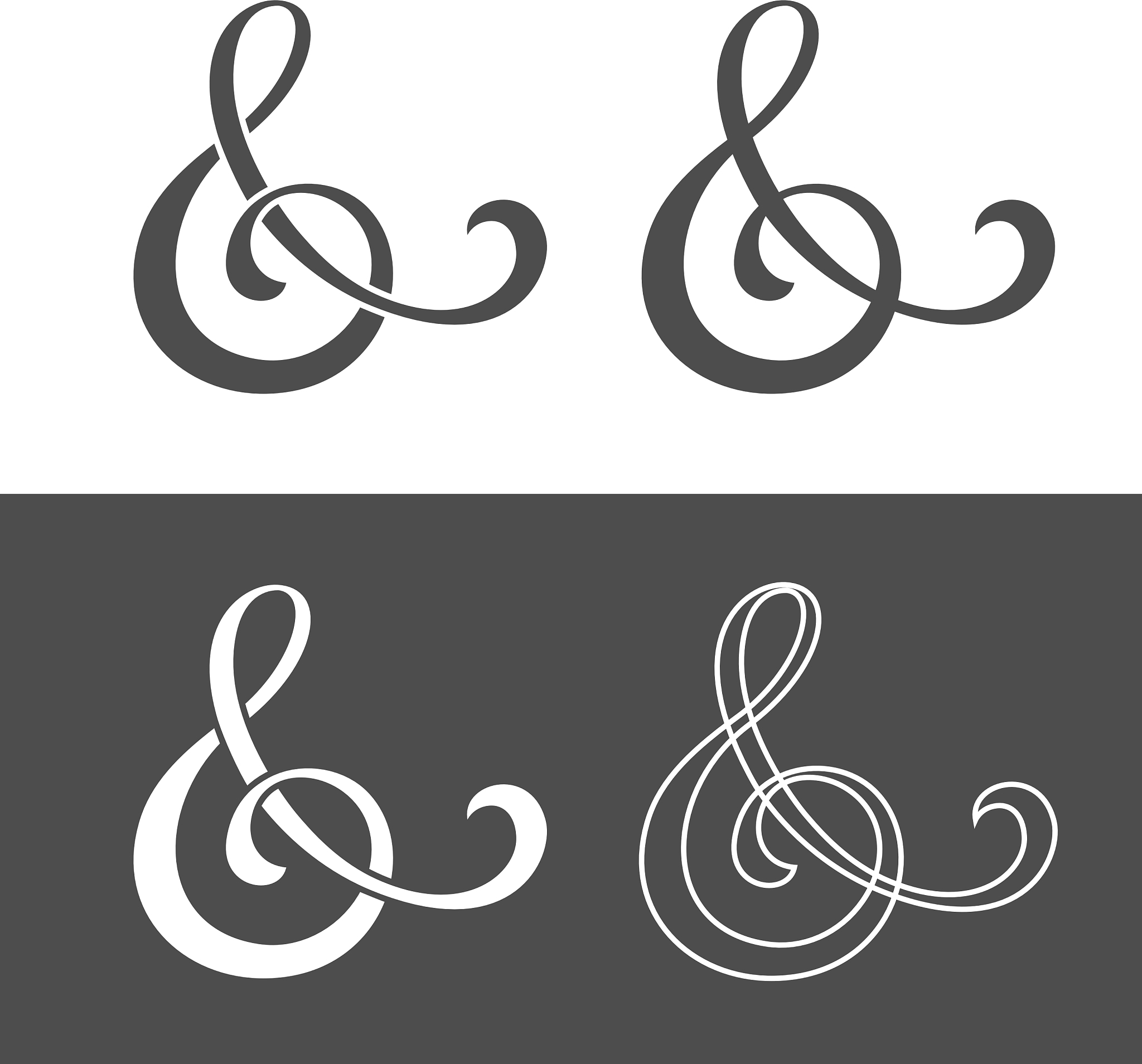 custom ampersand
