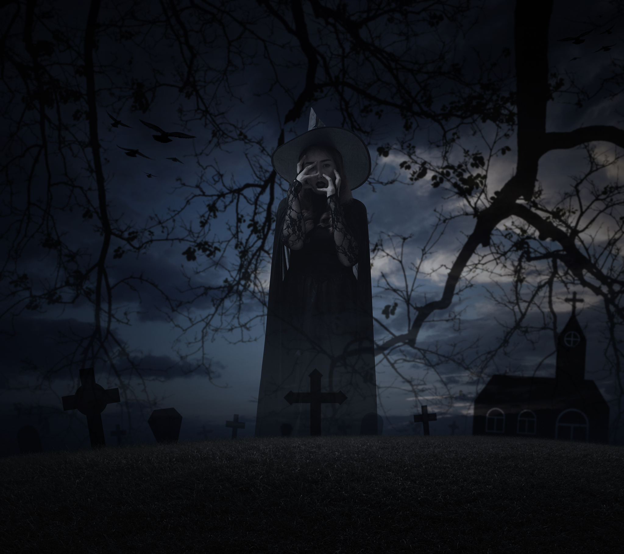 恐怖鬼故事：古老庄园的诅咒 - 杨雨露的惊魂之旅