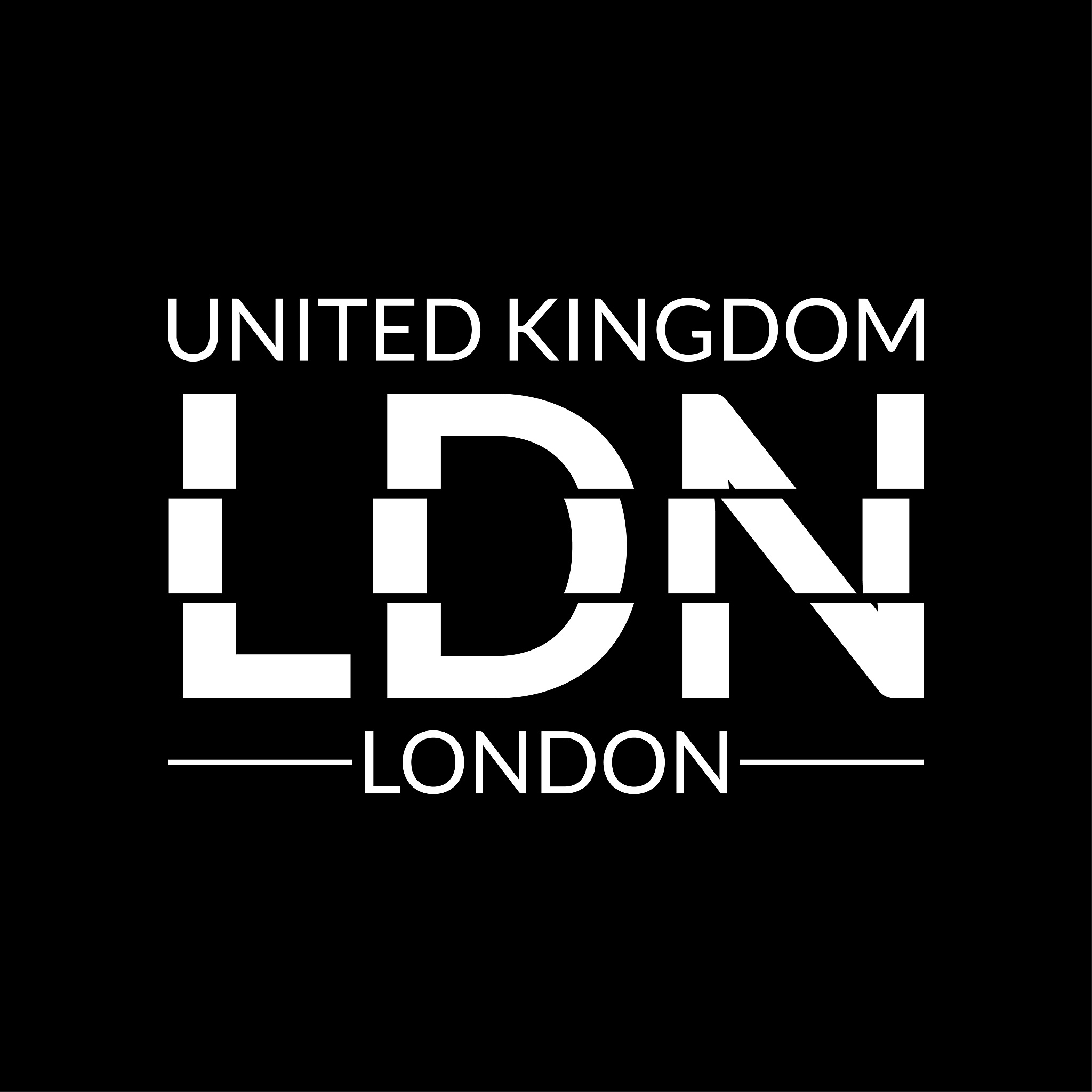 london typography text. ldn modern design. t-shirt, print, poste