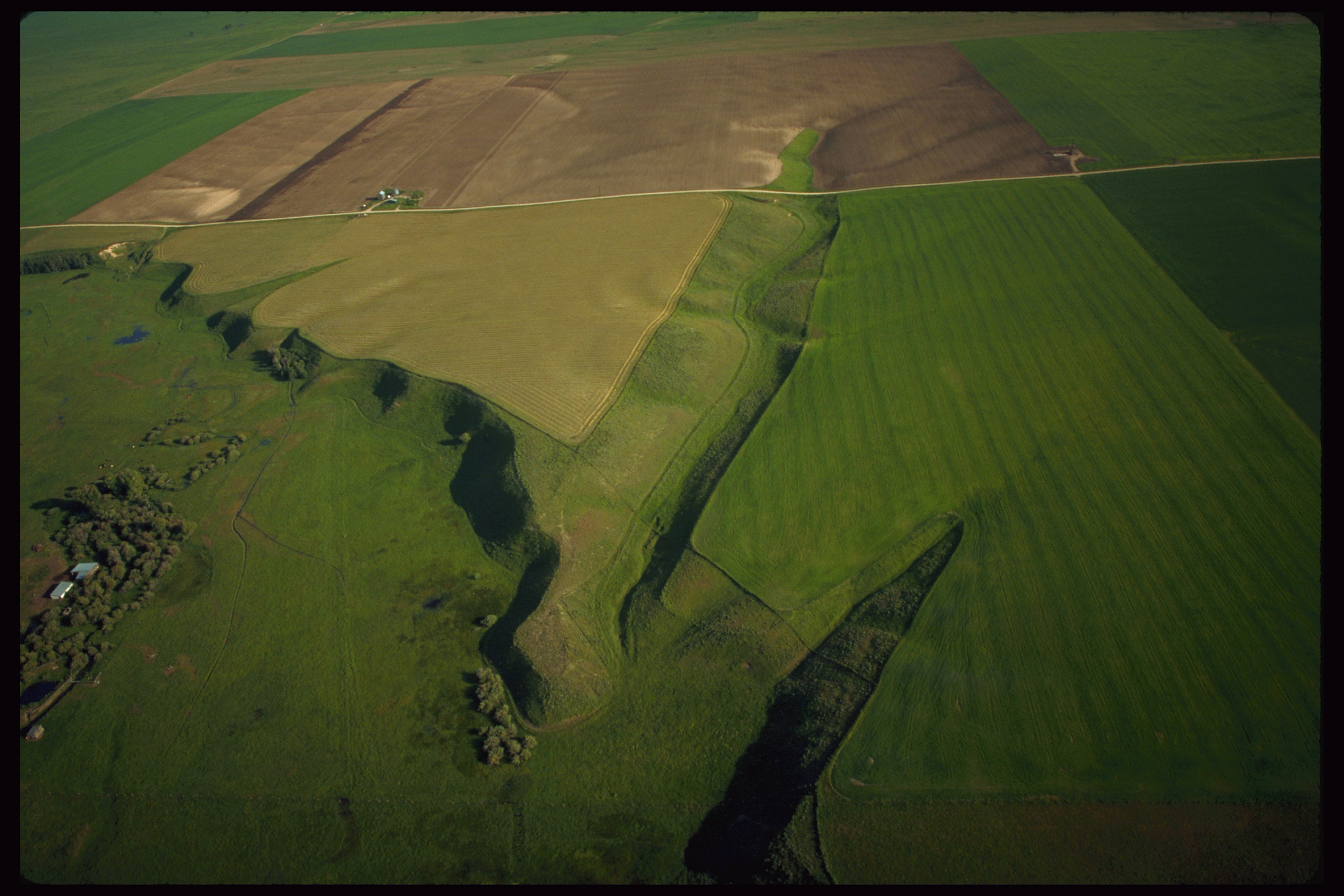aerial view of rural lands in driggs, idaho