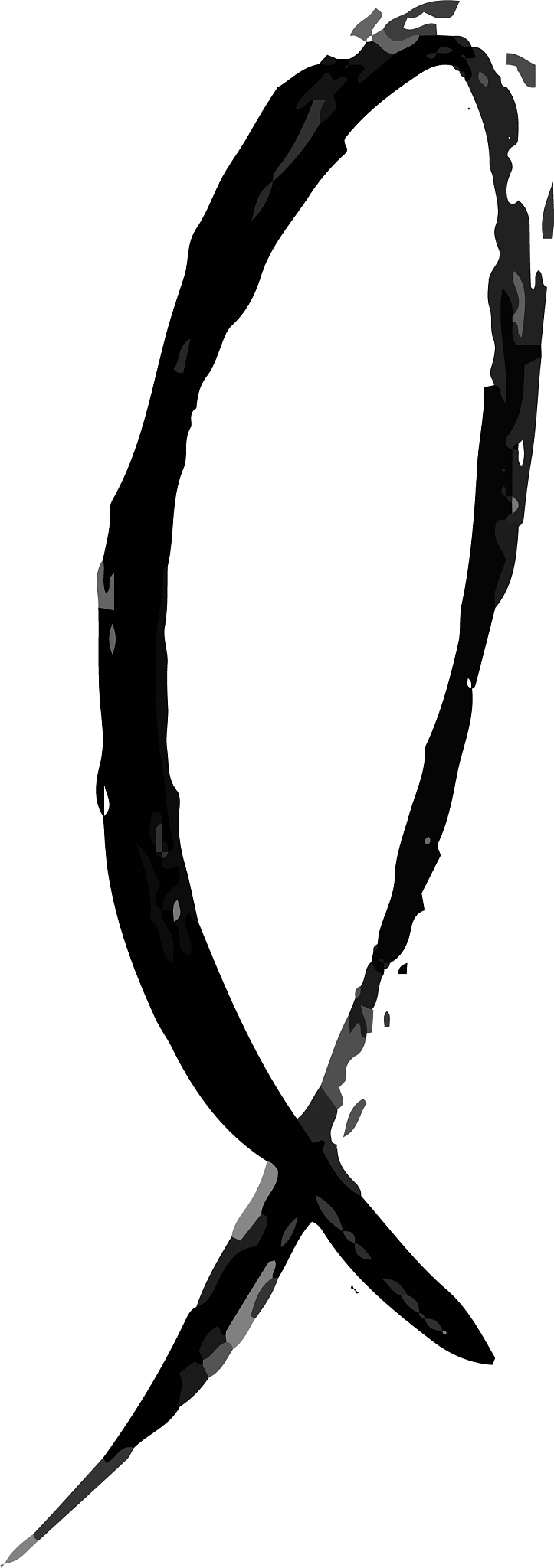 variation handwritten brush circle