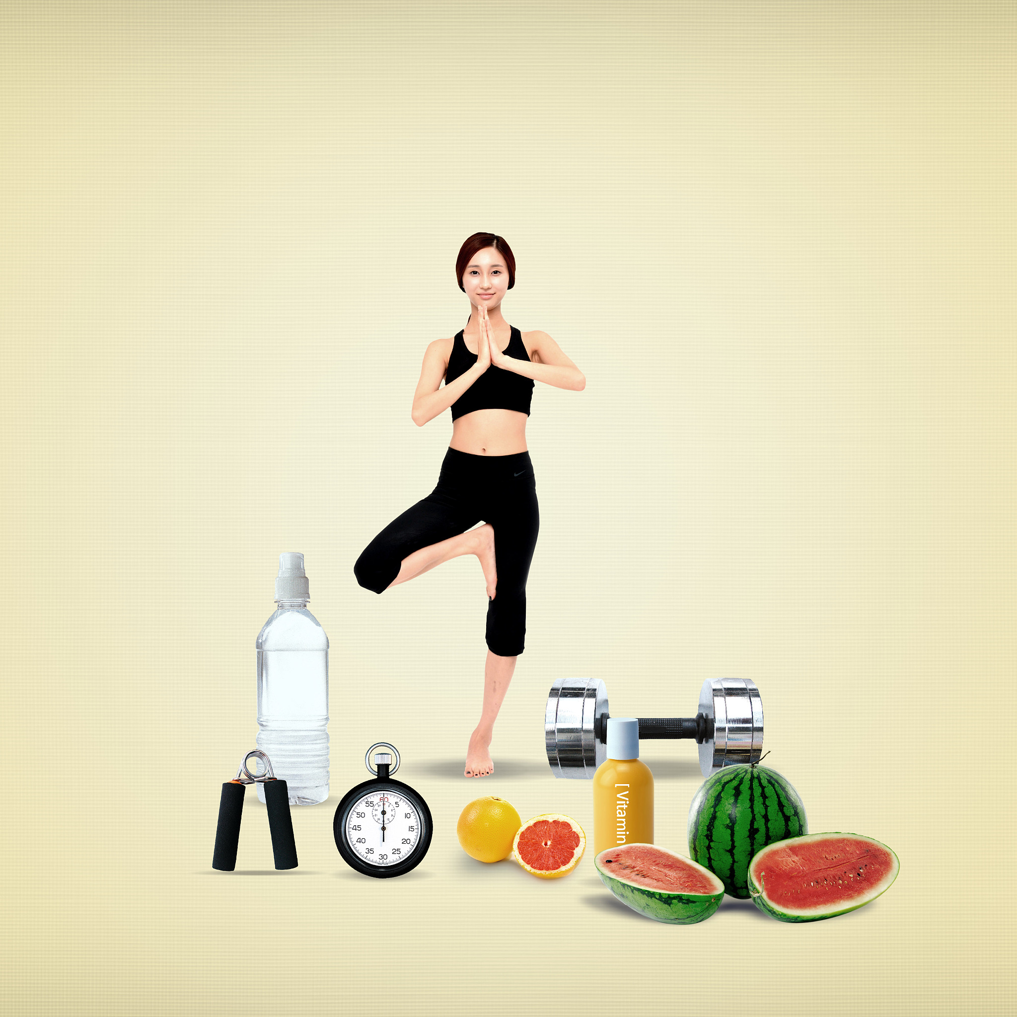 早上空腹喝水后做瑜伽，