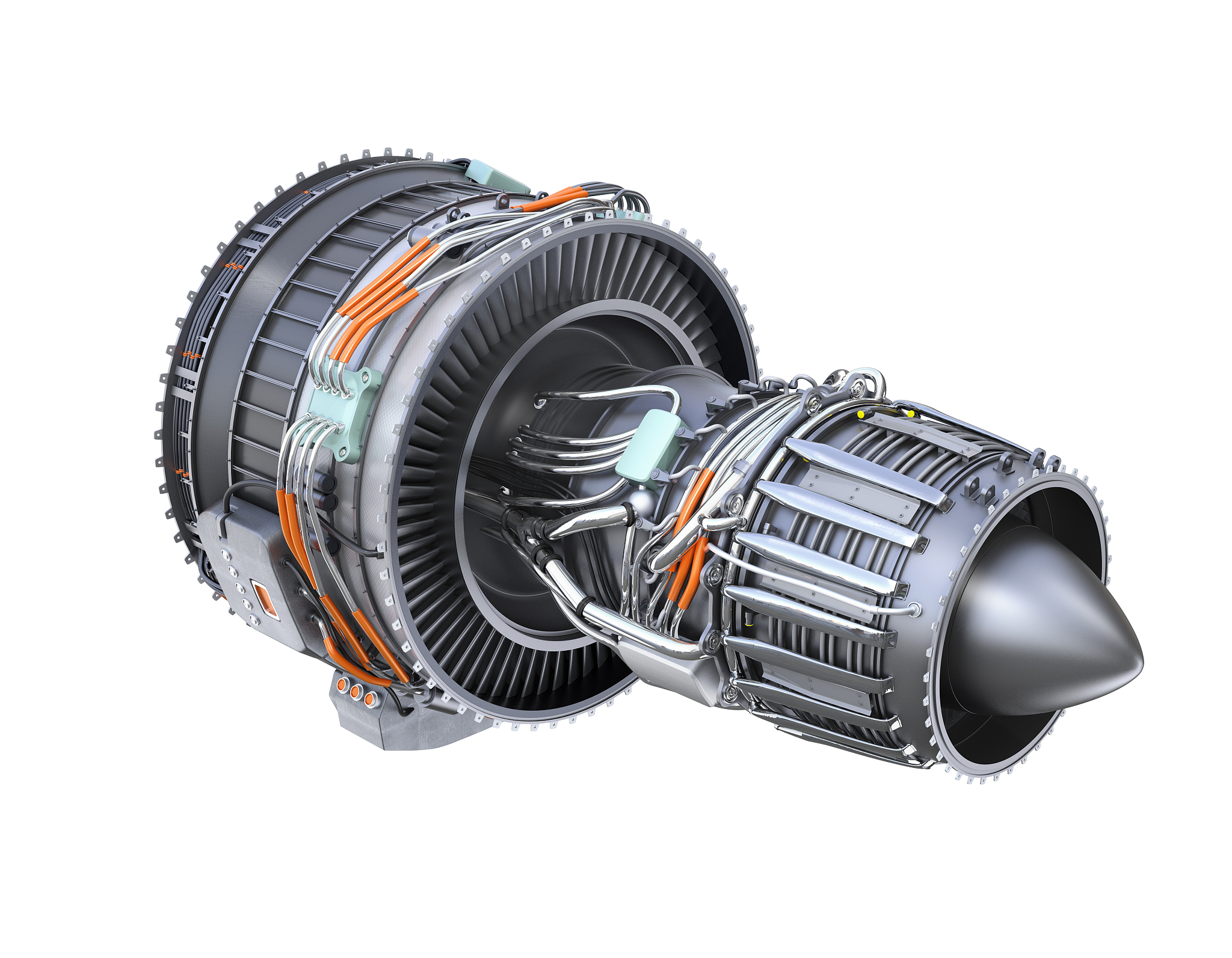 涡喷发动机结构及工作原理：5大组件解析