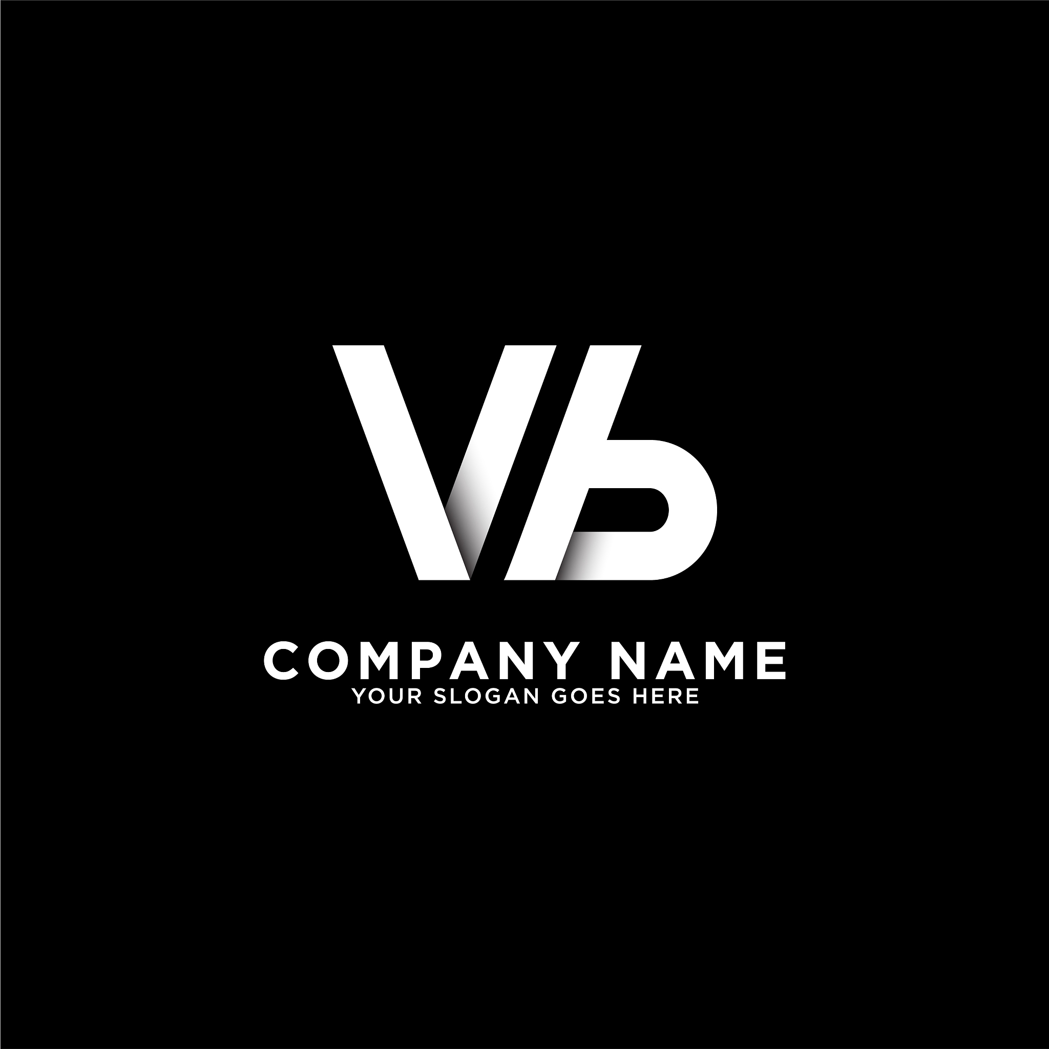 vb letter logo designs clean and clever logo