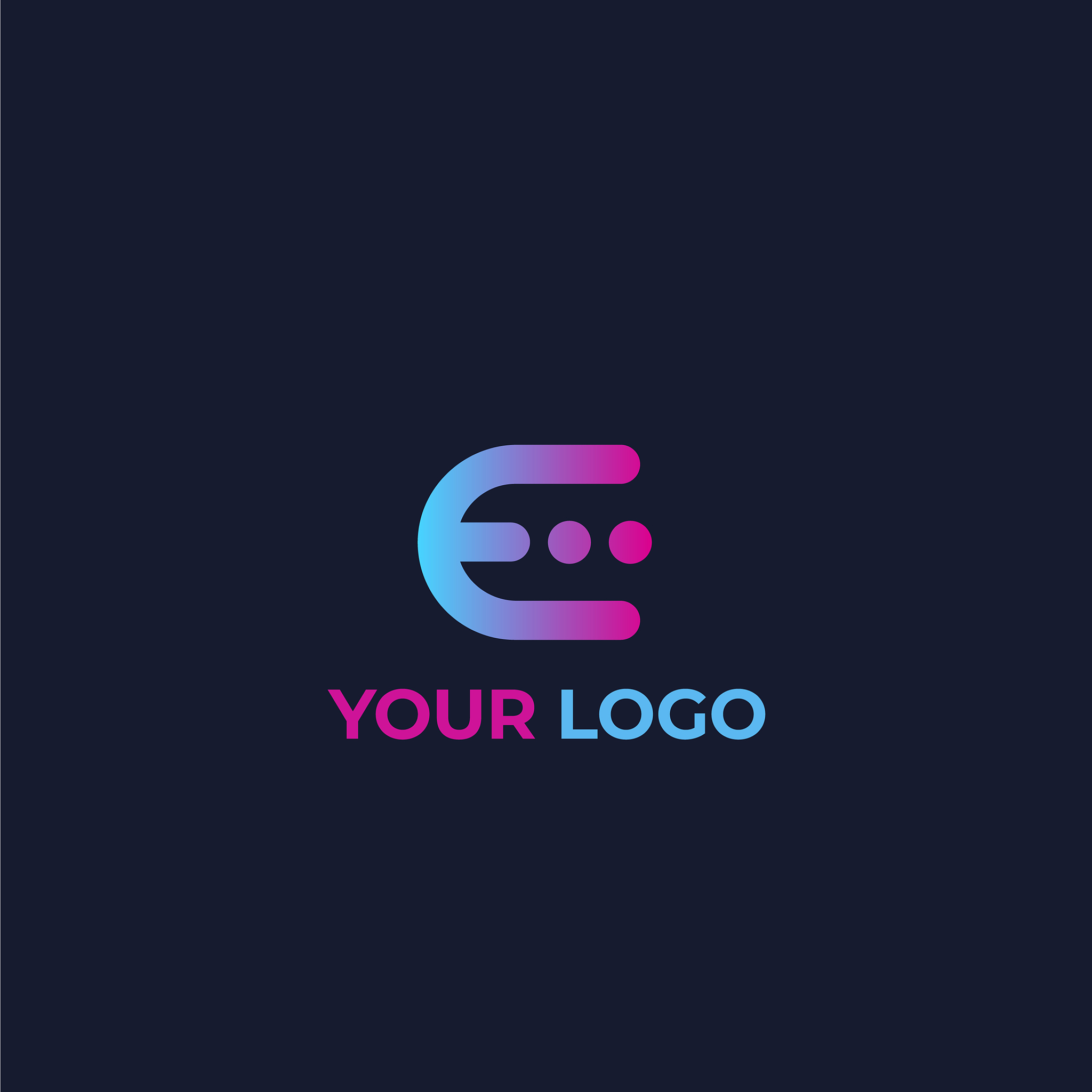 logo e letter icon