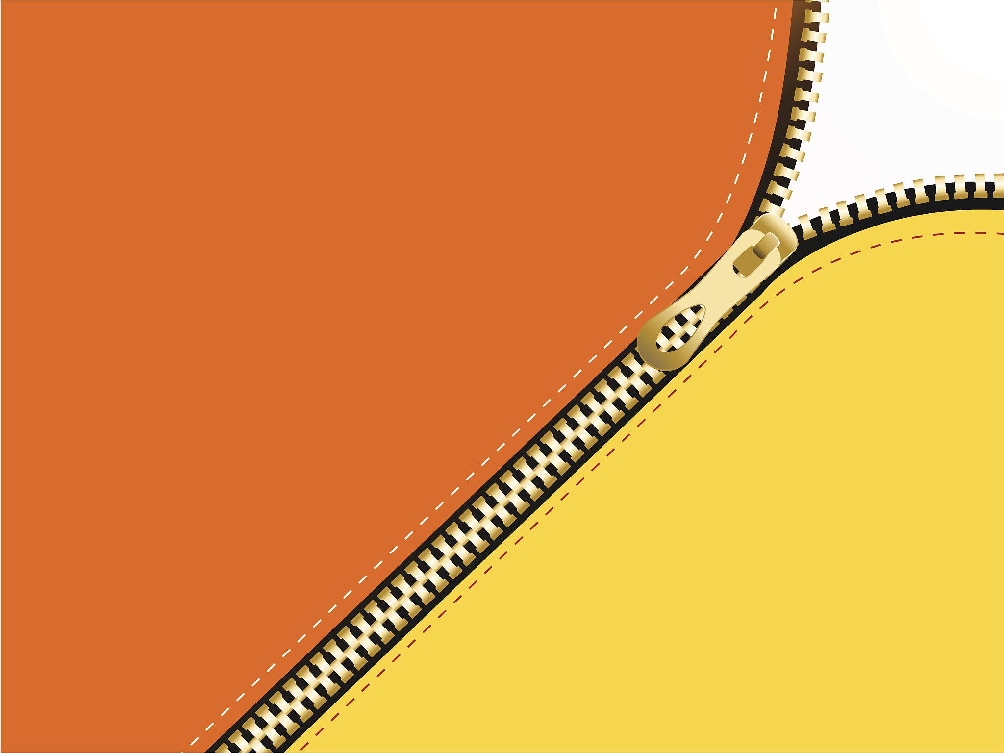 colored zipper