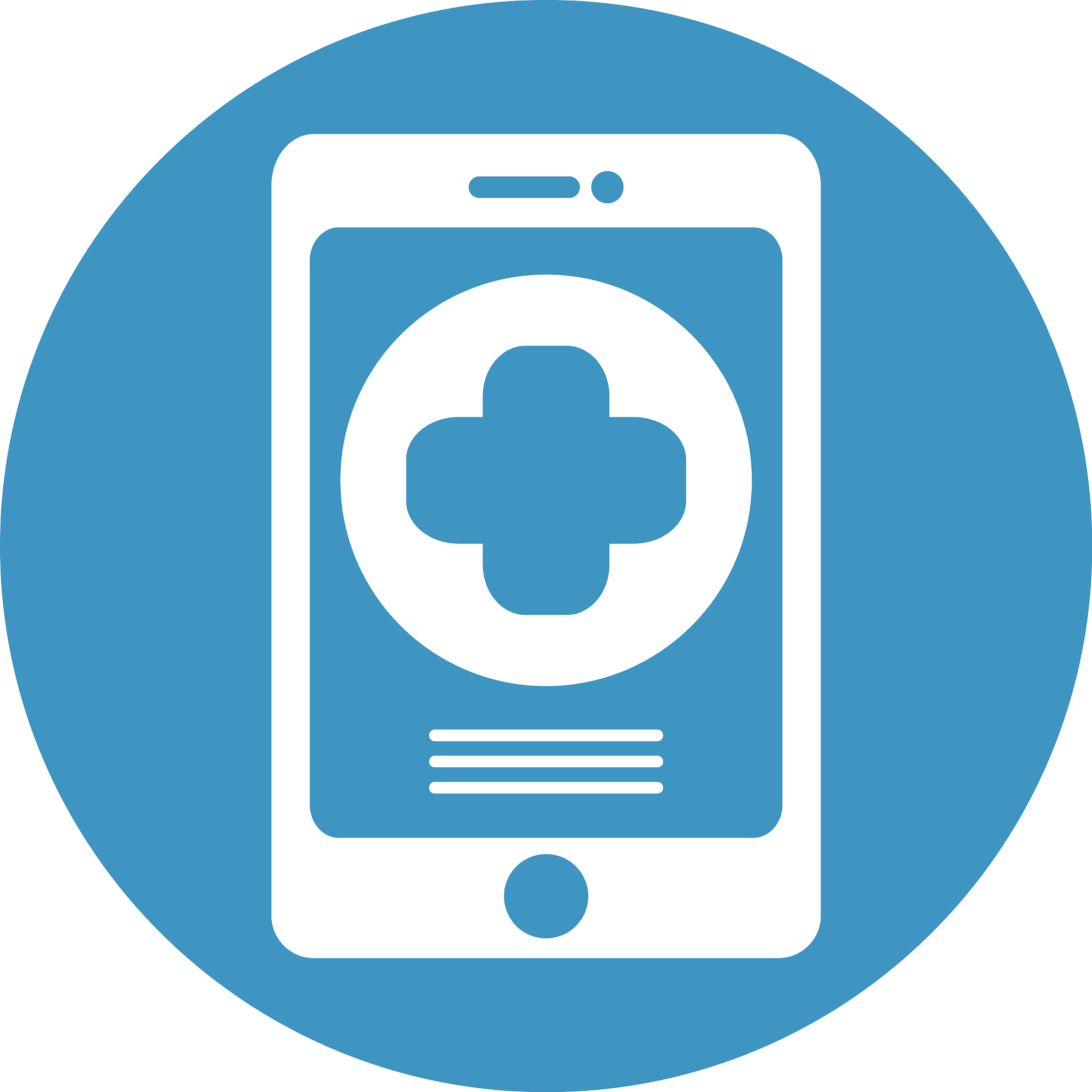 health online concept smartphone with medical