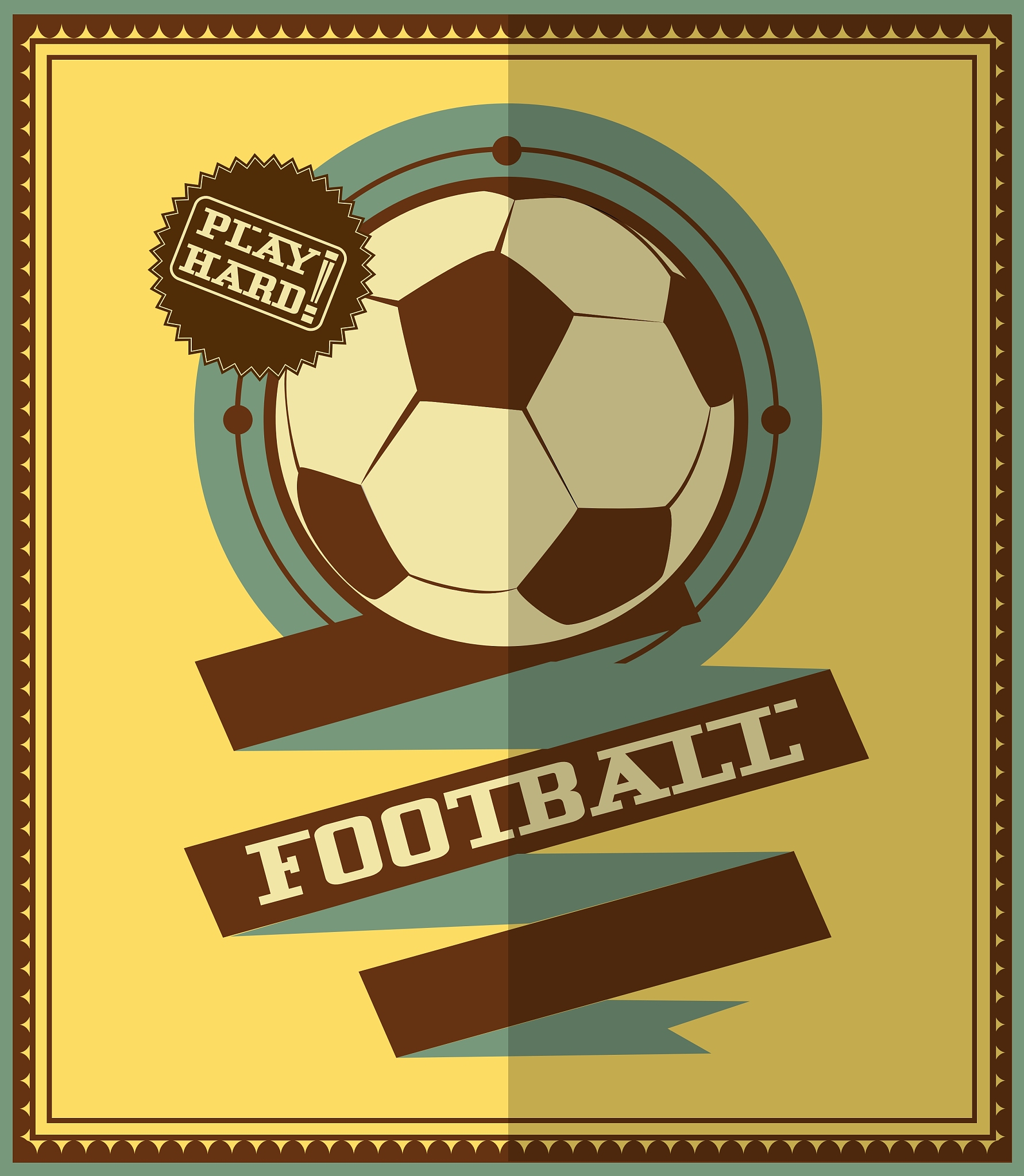football icon design