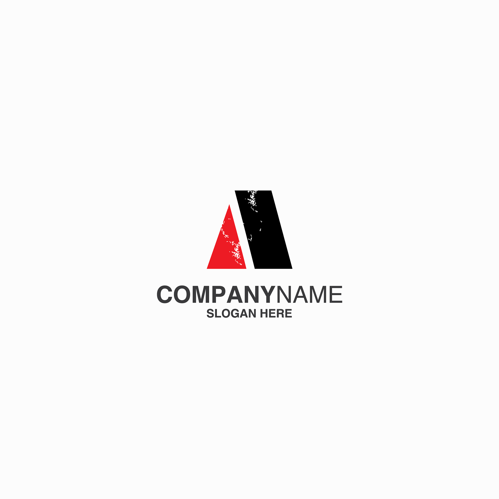 letter a logo icon design template stock