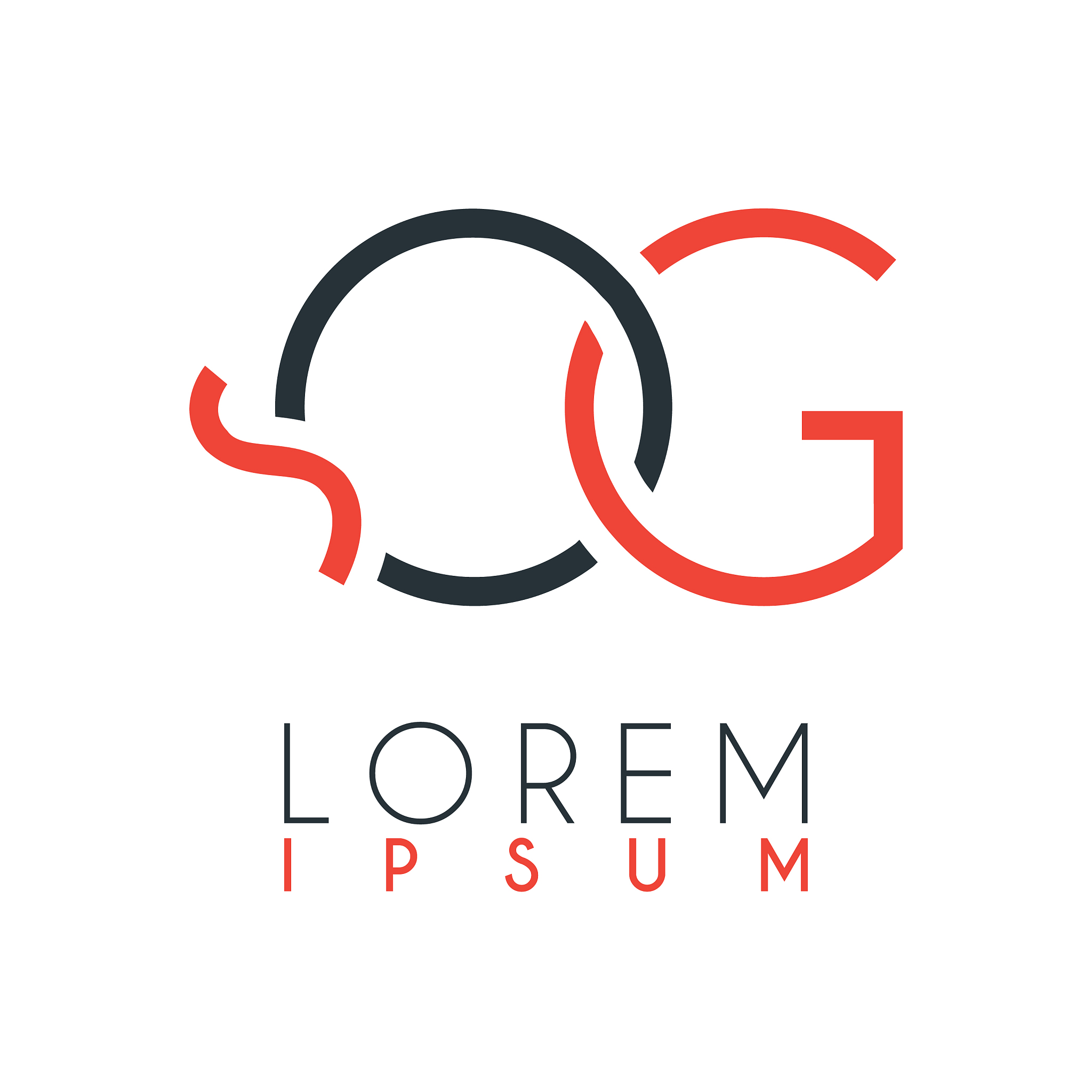 the logo between letter q and letter g or qg