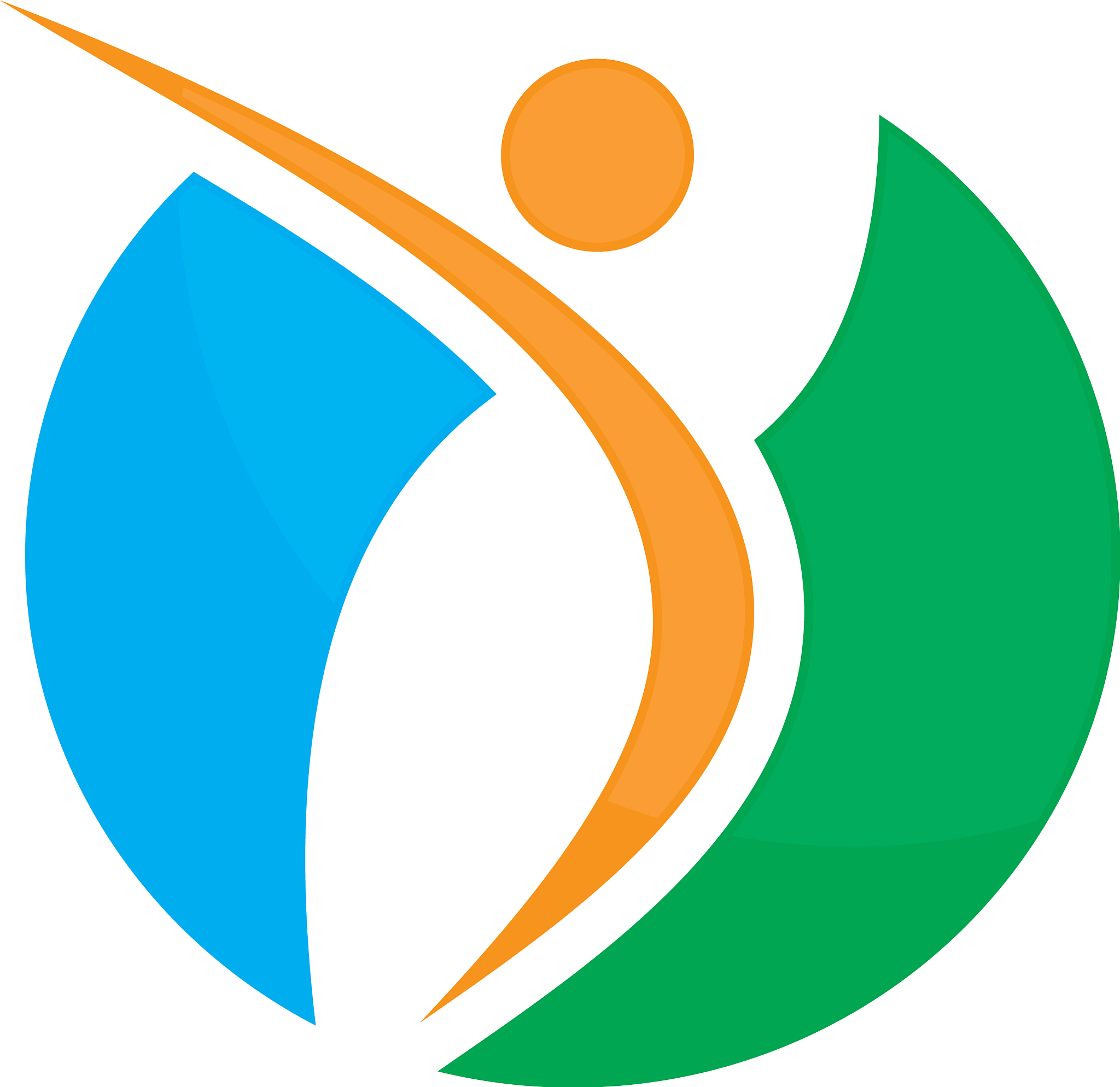 abstract circle ecology logo concept image