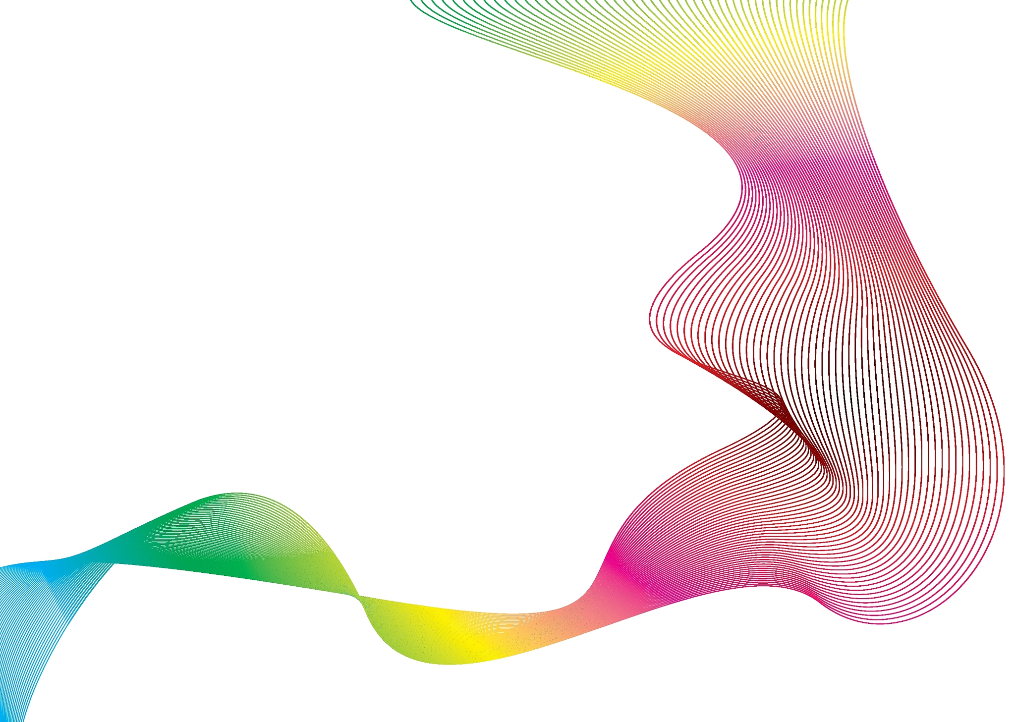 wave rainbow stream