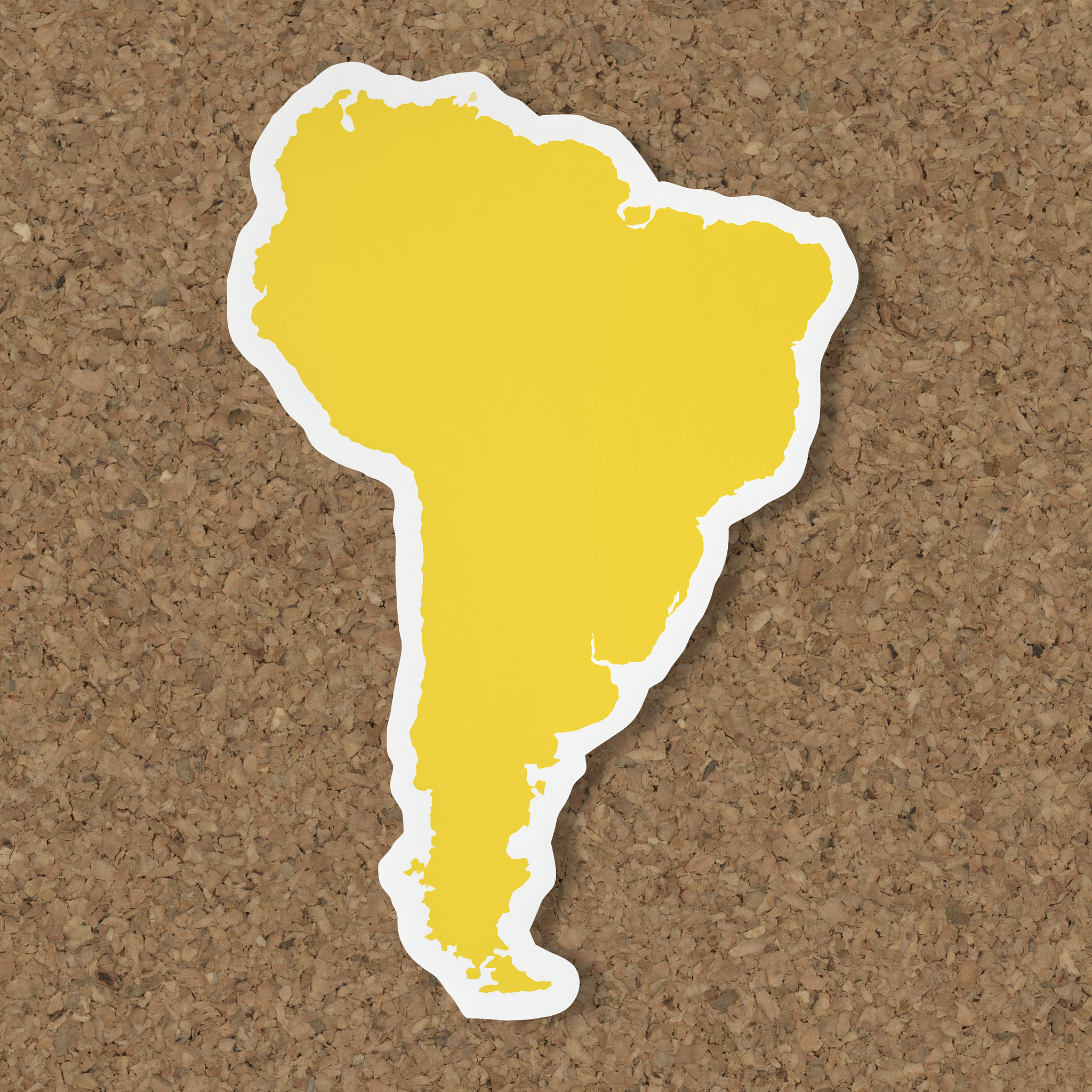 blank map of south america