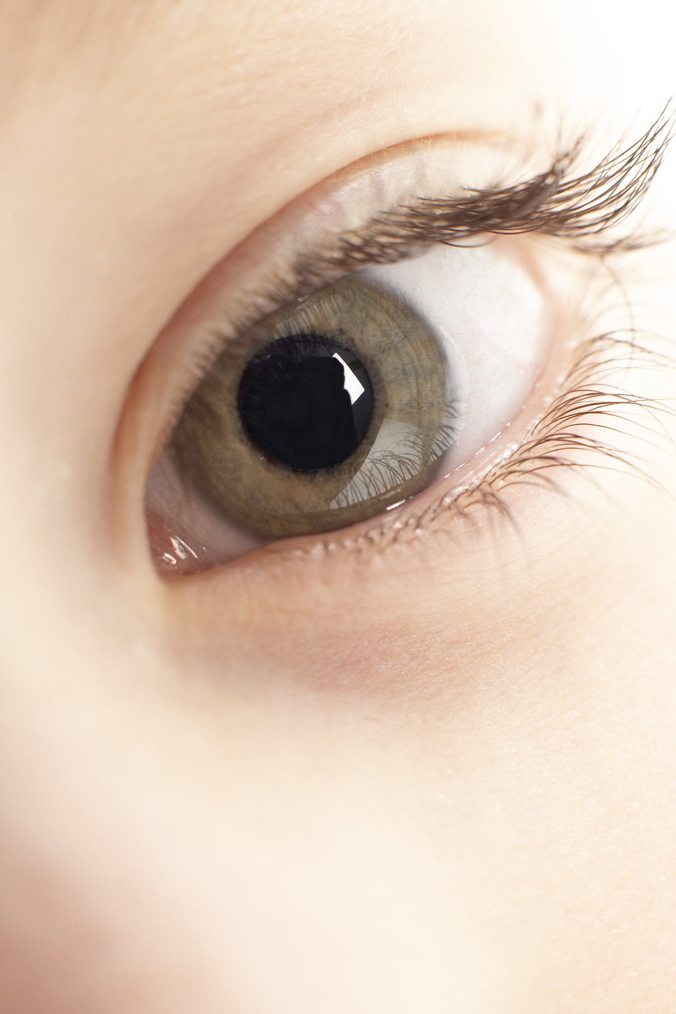 child's eye