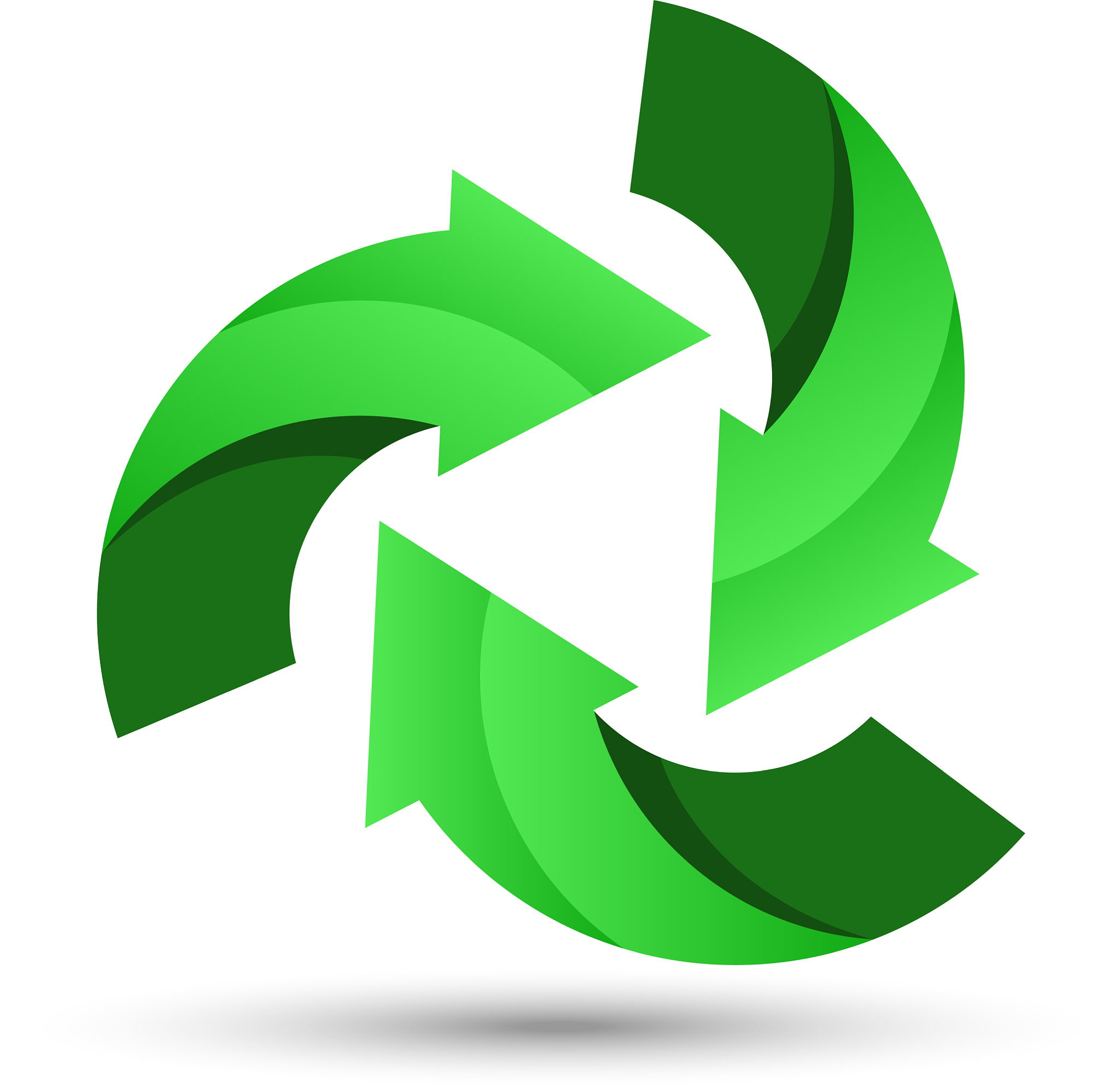 green recycling logo