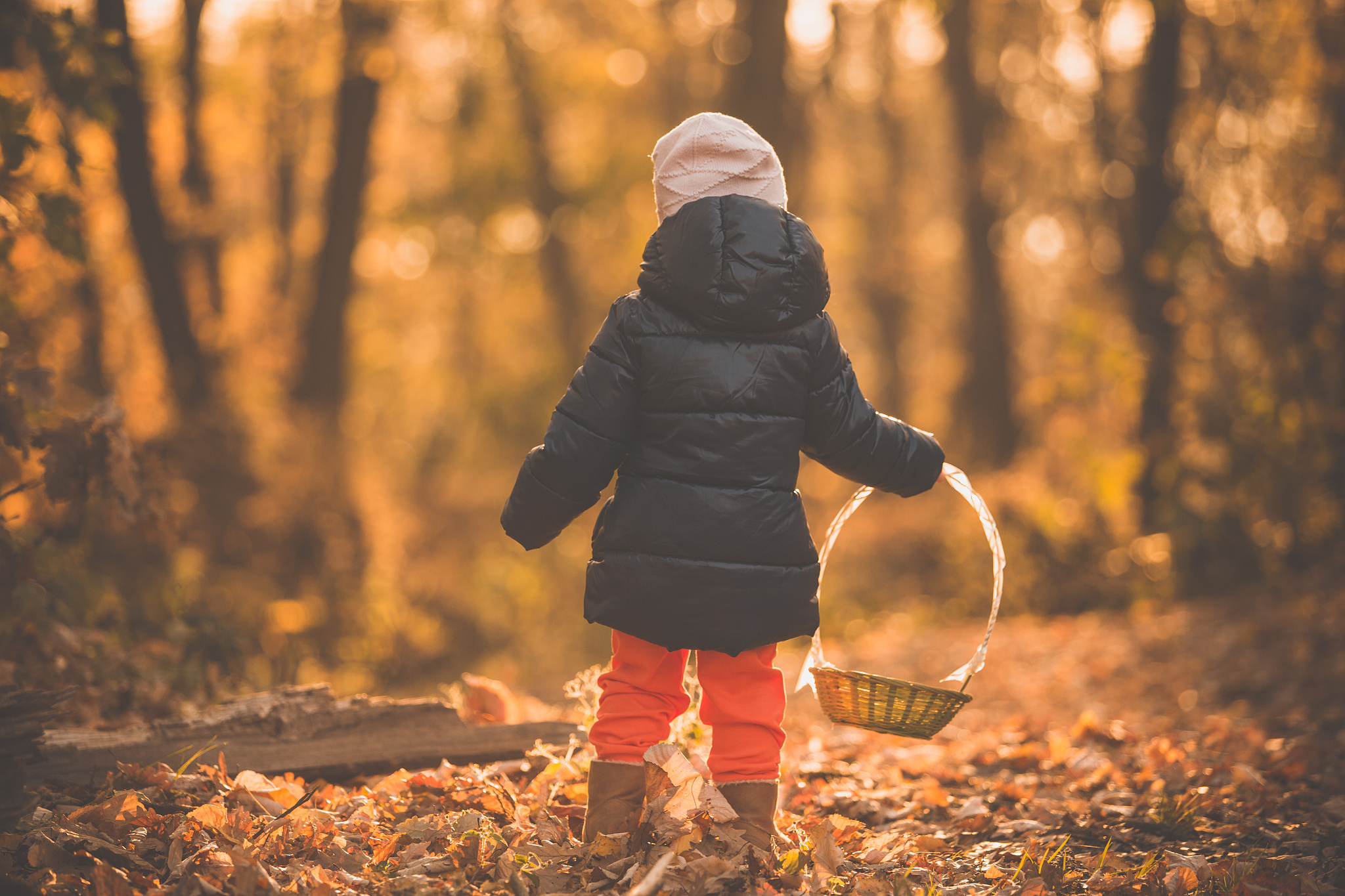 little girl at the park