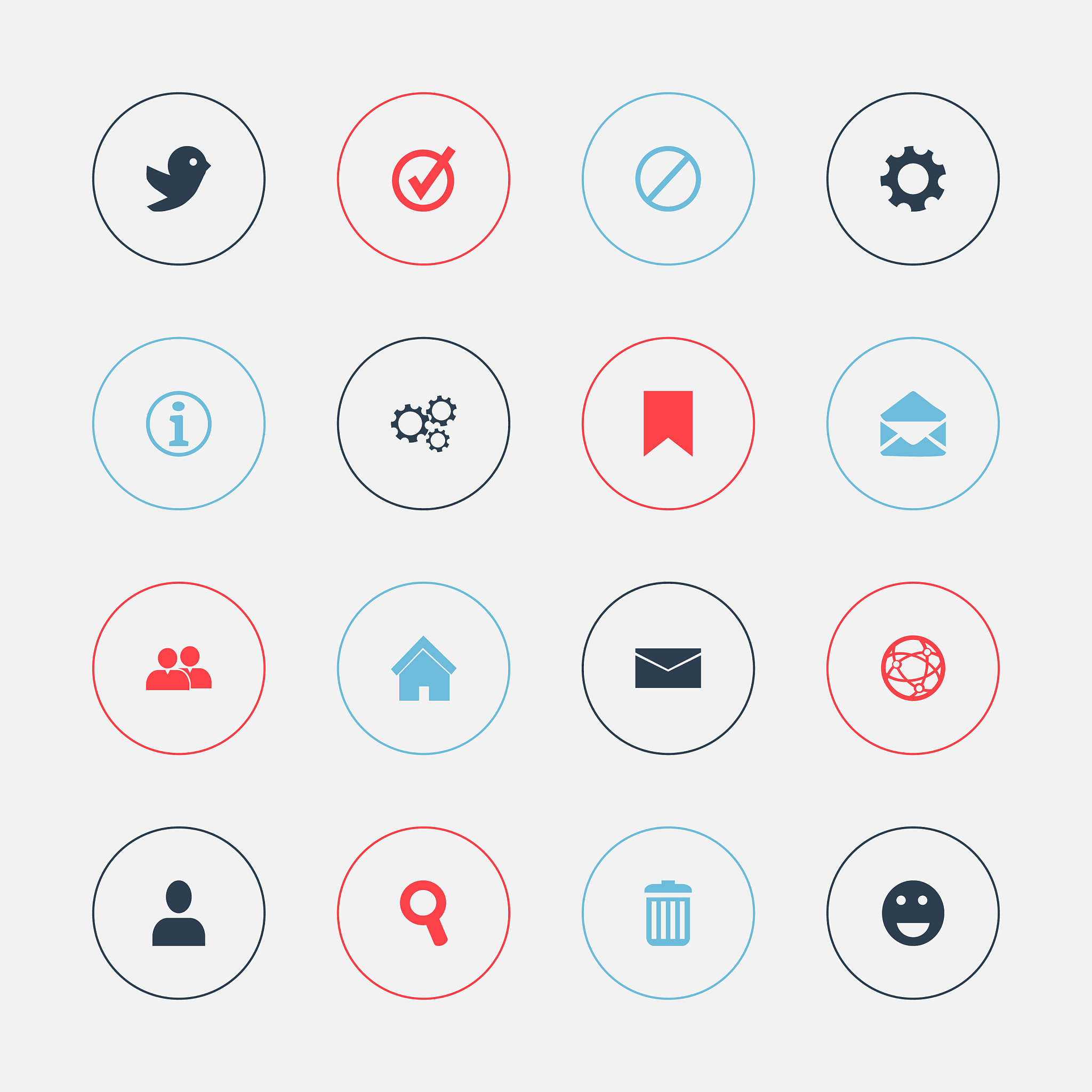 set of 16 editable web icons includes symbols