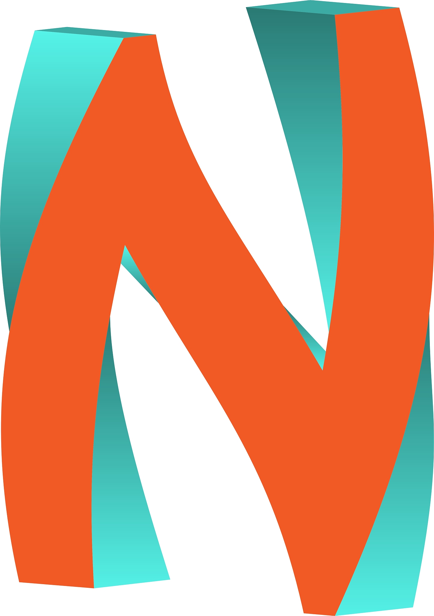 twisted letter m logo icon design template element