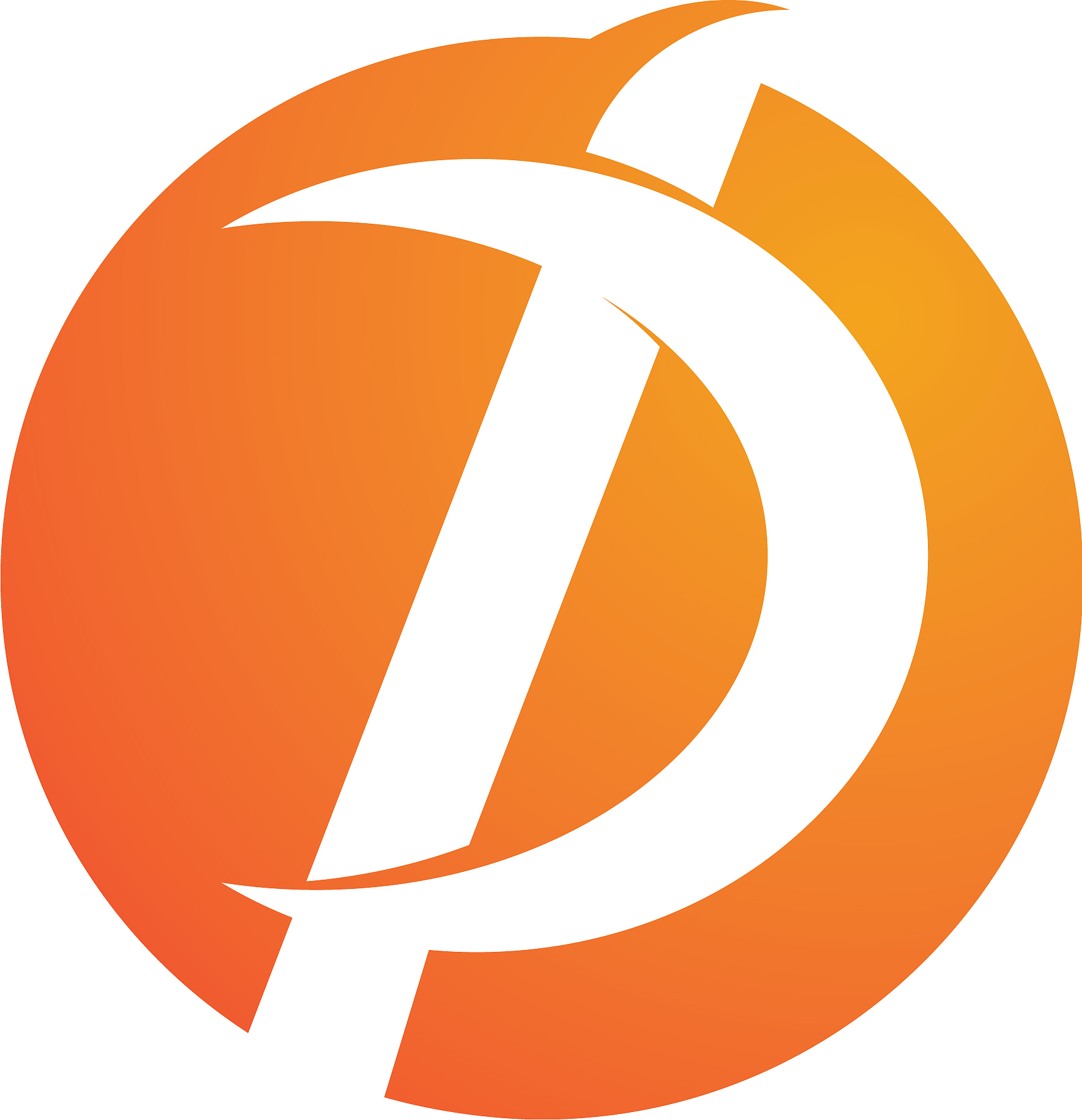 business corporate letter p logo design
