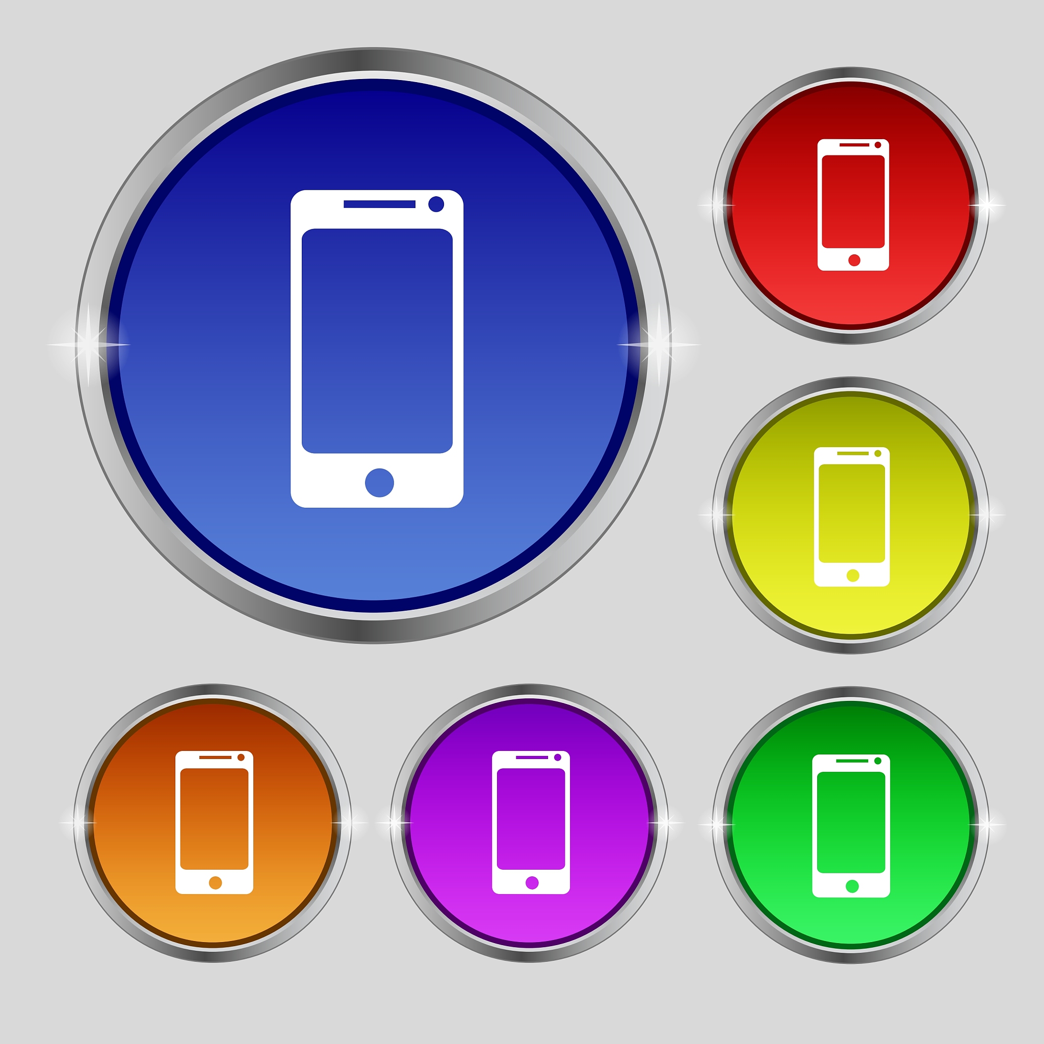 smartphone sign icon support symbol call center