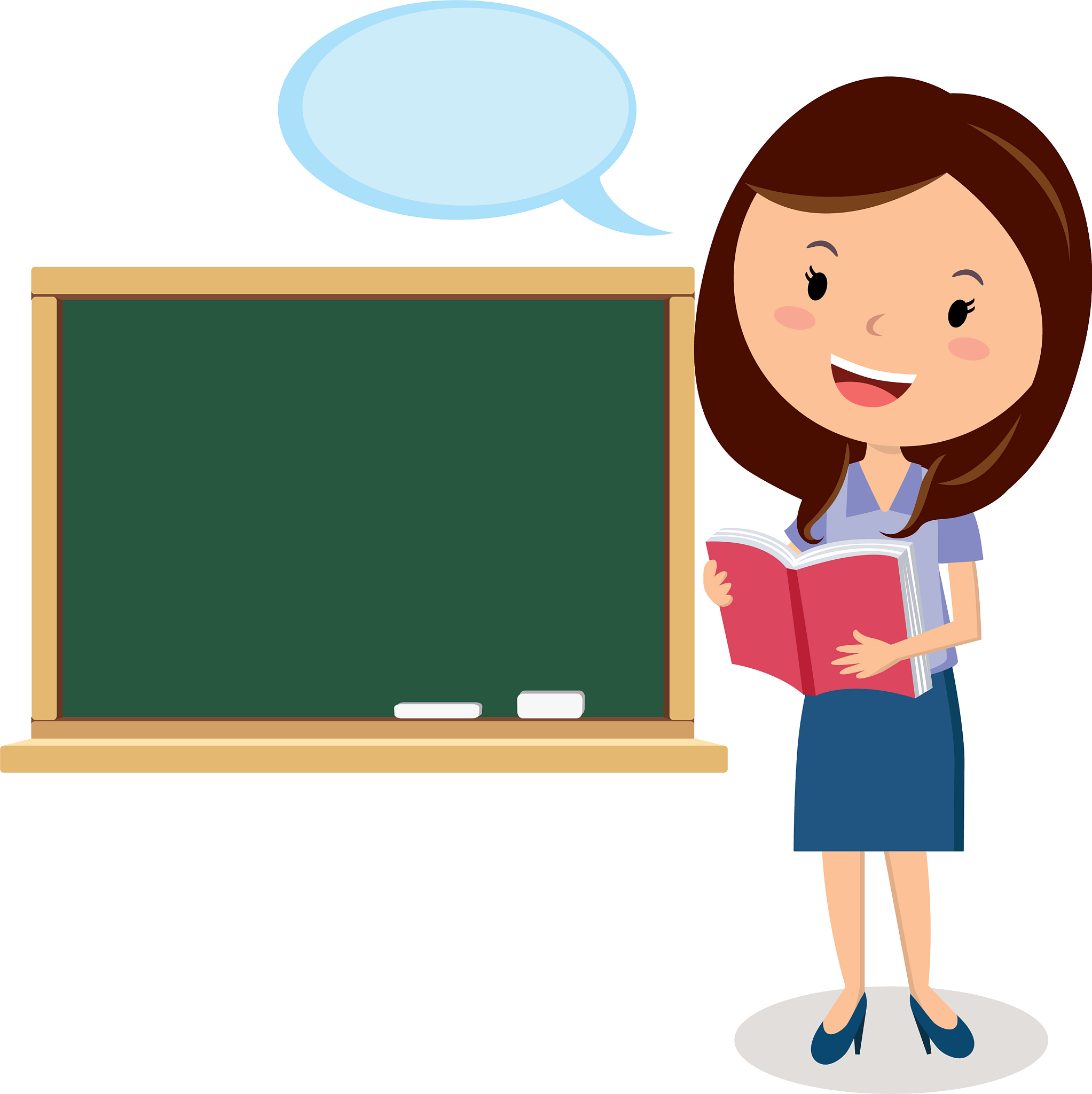 cartoon teacher