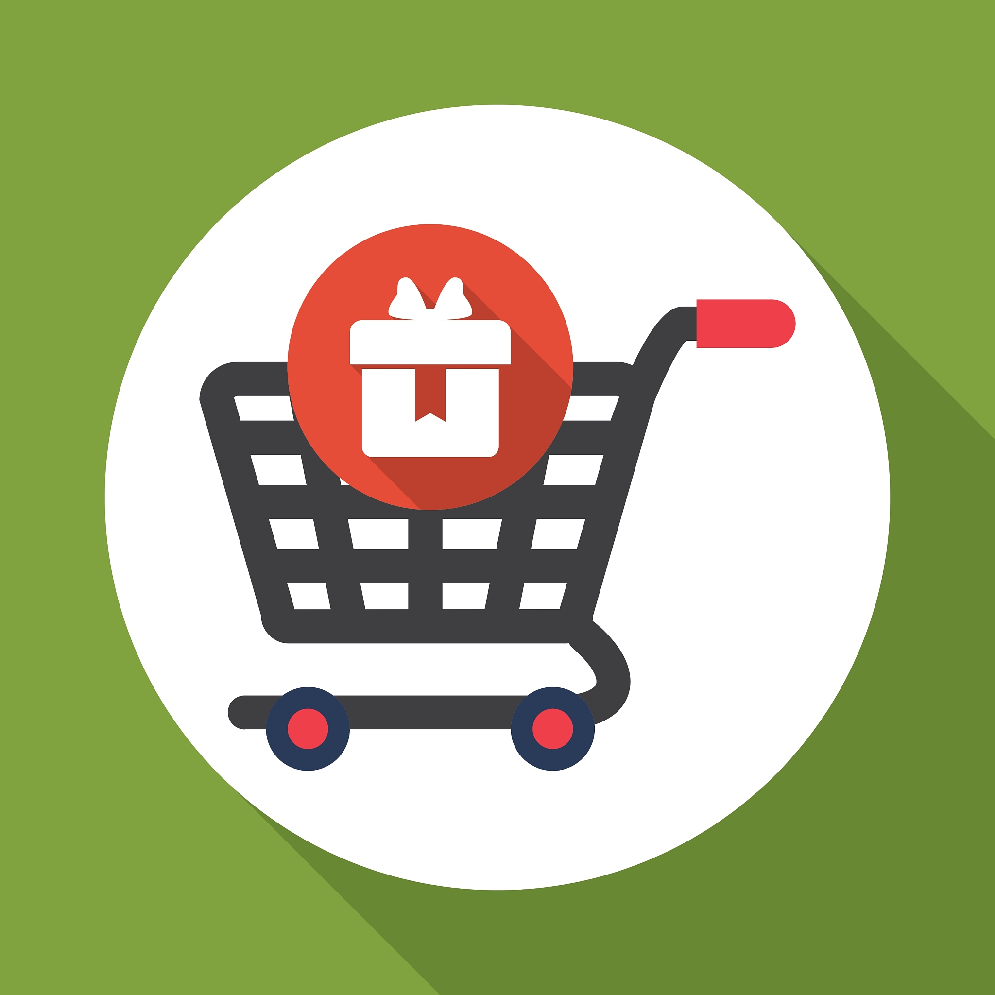 shopping design sales and retail icon isolated