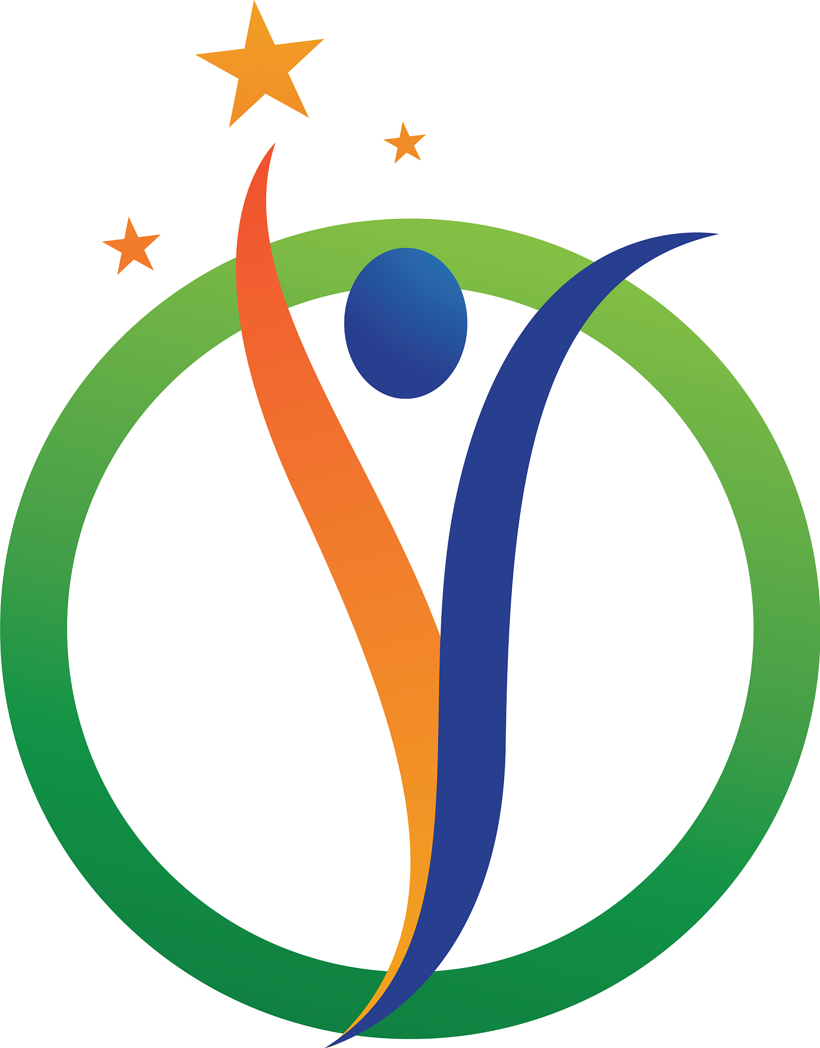 human character logo sign