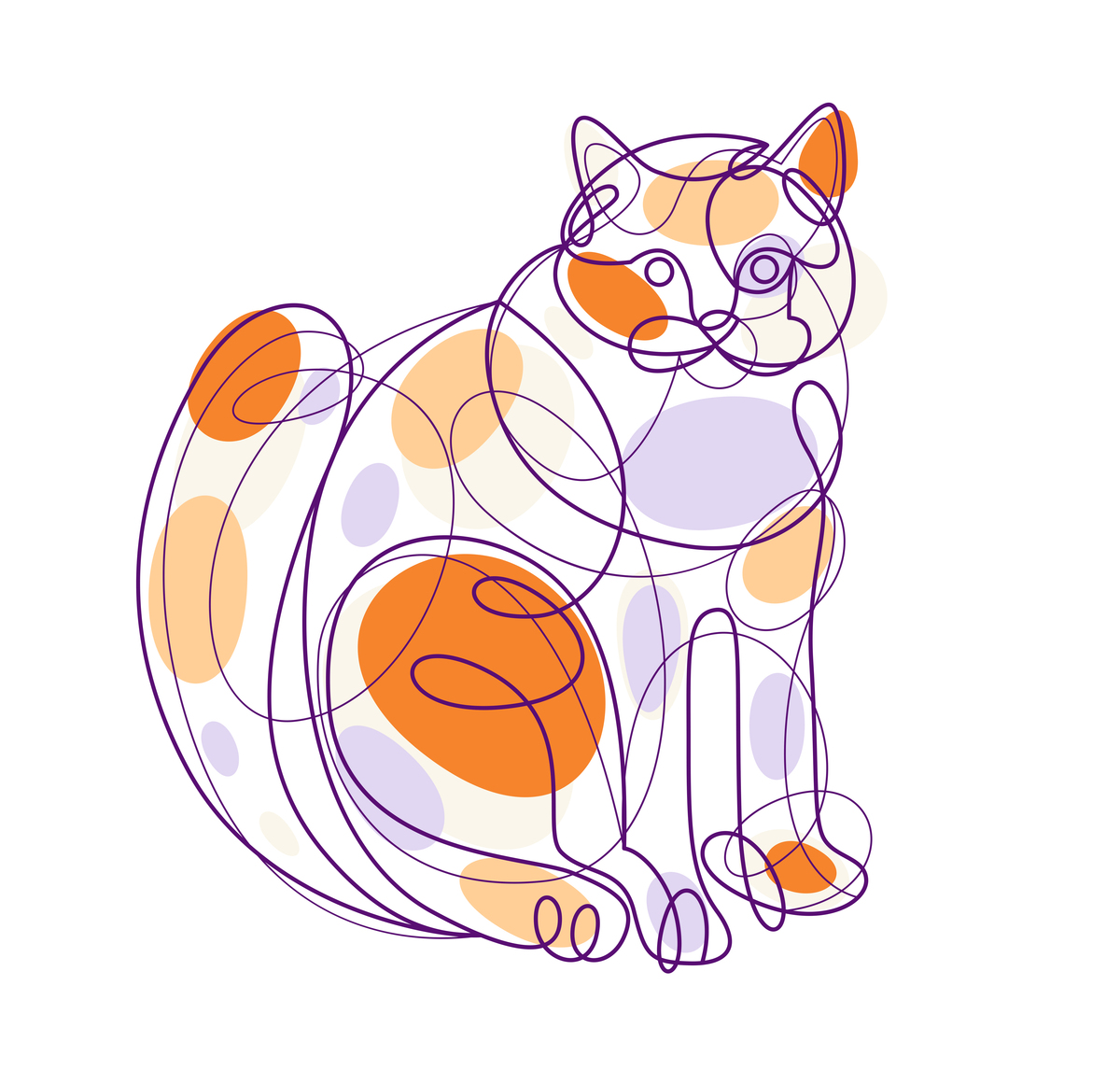 一个少女把猫顶在脚上的画作叫什么