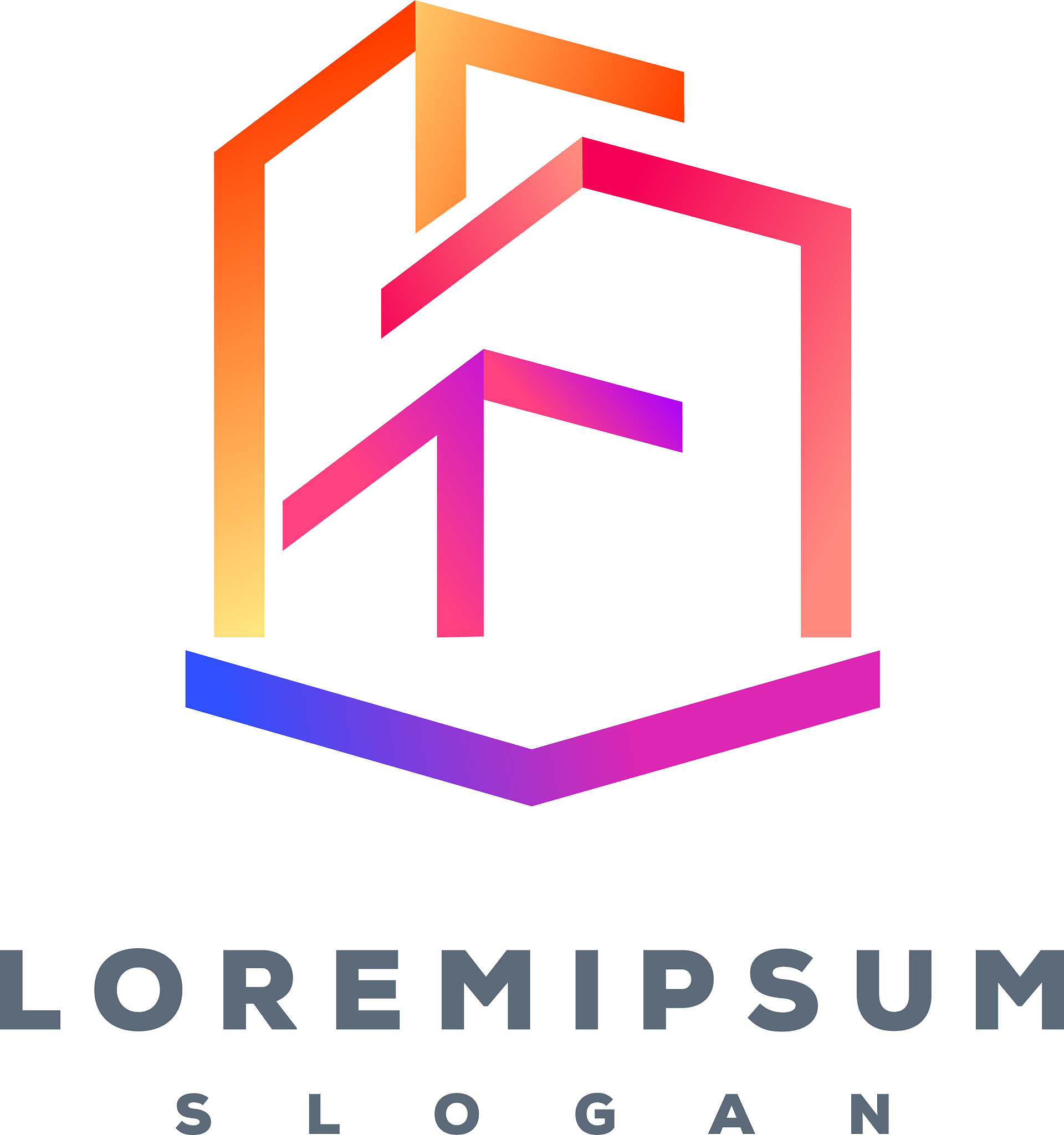 real estate logo design ready to use