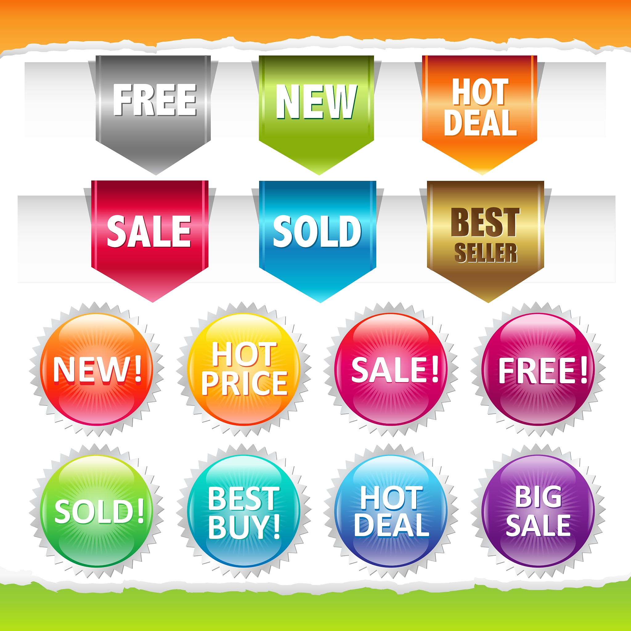 retail stickers