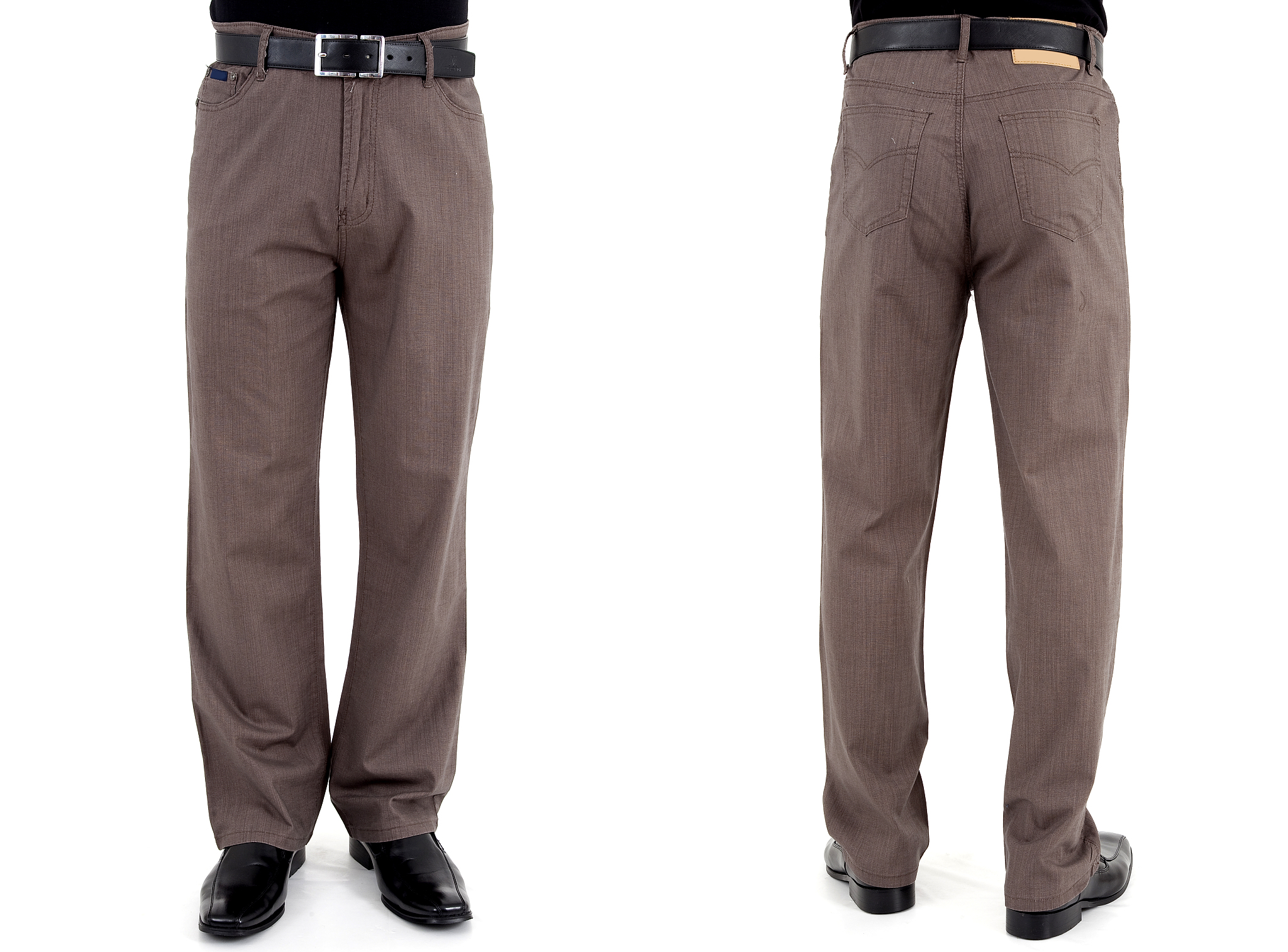 用美式英语写3条关于男士休闲纽扣开襟修身直筒纯色长裤 红色 M产品的正面评论。内容附带评论标题评论单词数量小于40个单词。