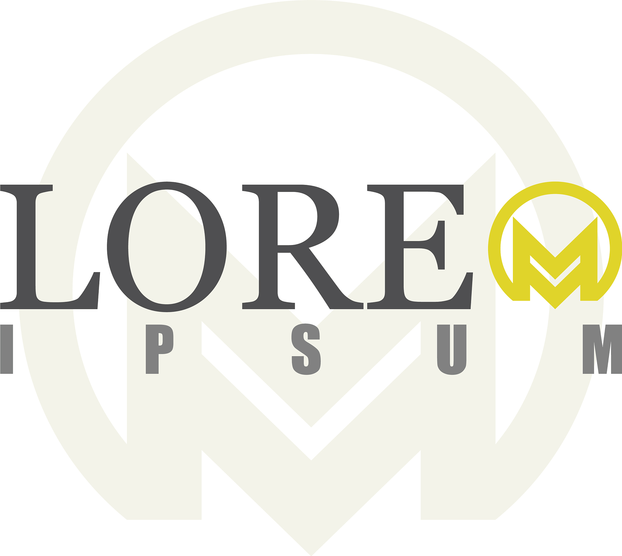 round letter m logo