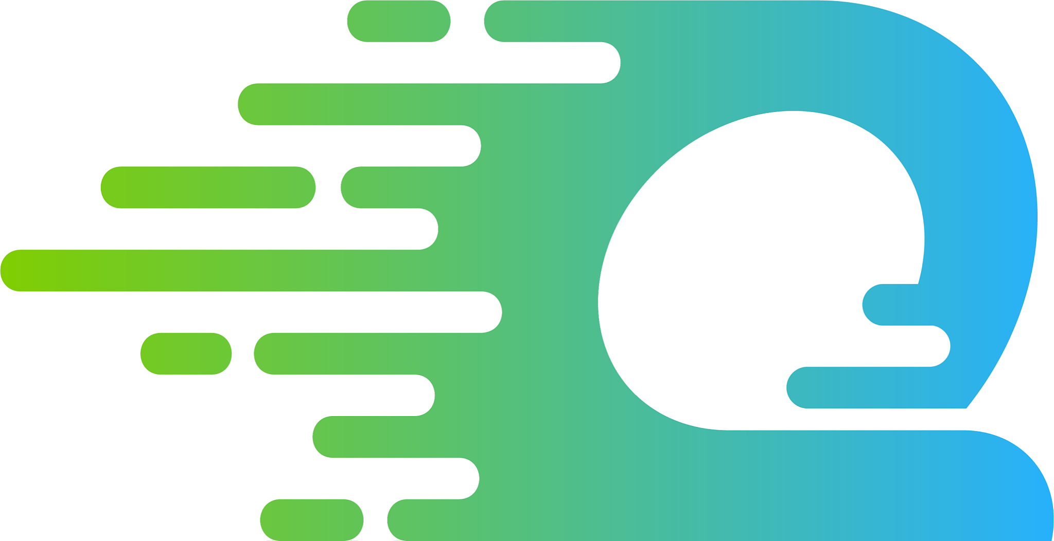 delivery letter q logo icon design