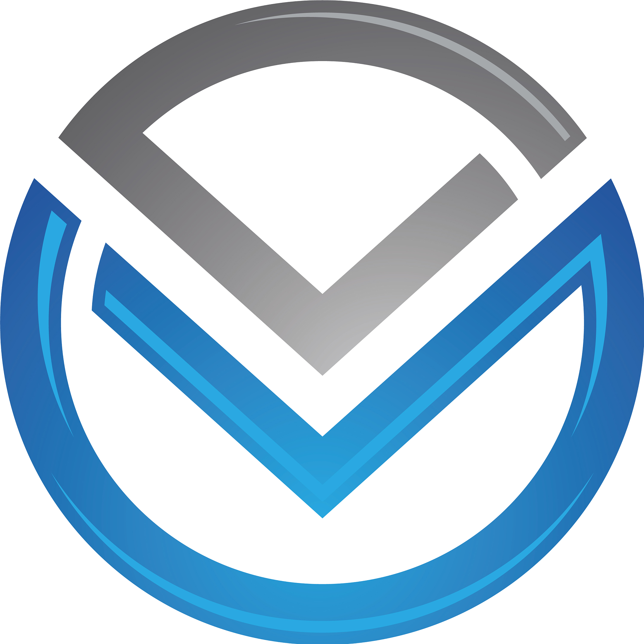 m letter logo template