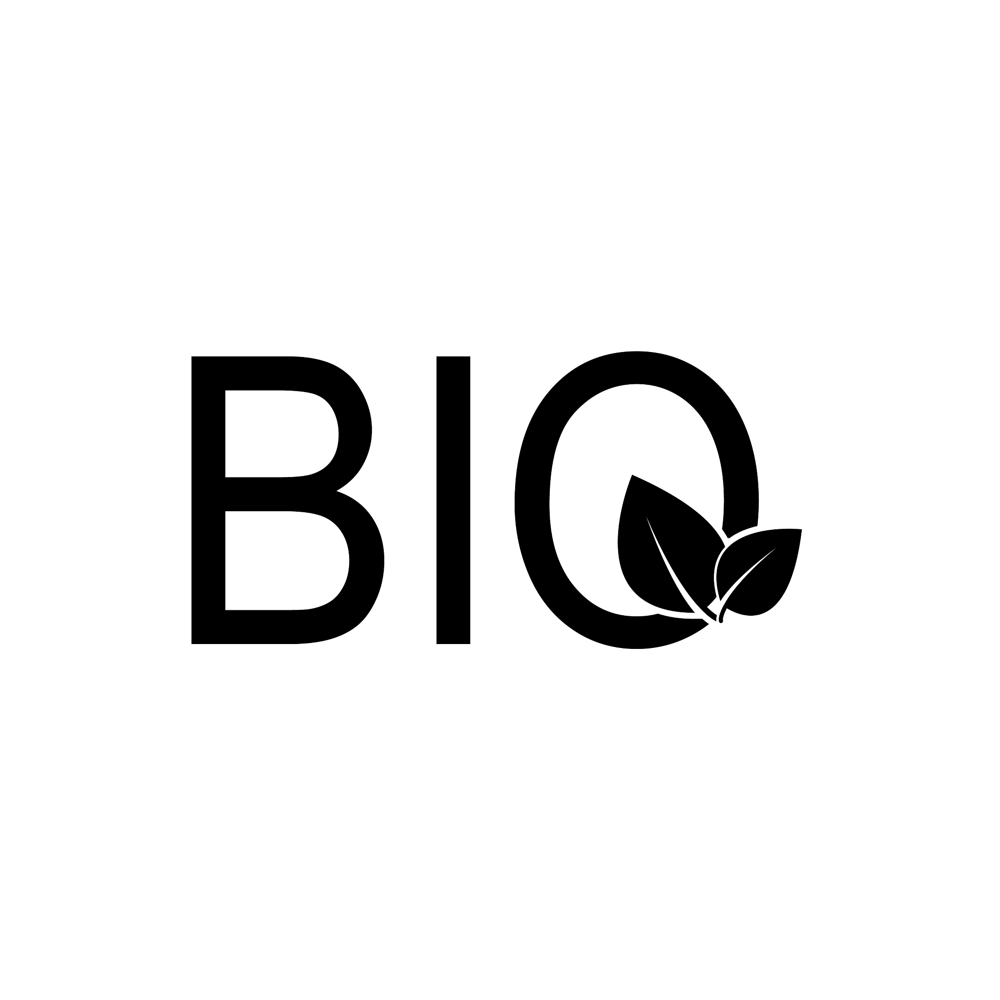 bio icon black sign