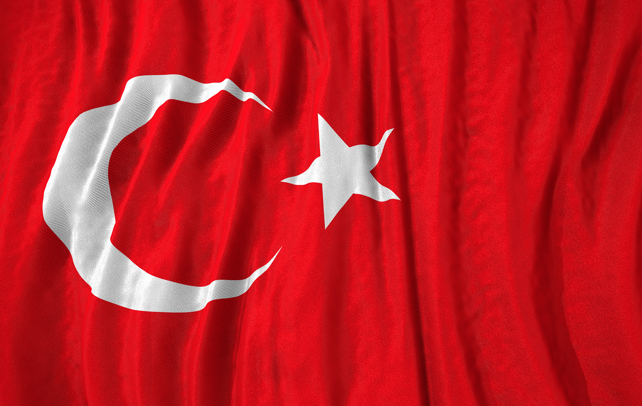 turkey flag 3d illustration