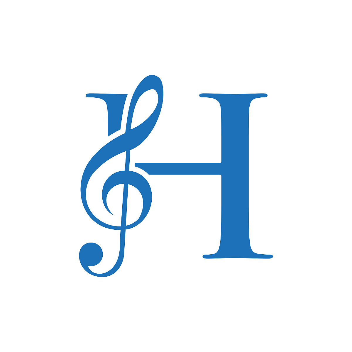 字母<strong>h</strong>概念上的音乐标志.h音乐音符符号,声音音乐旋律模板