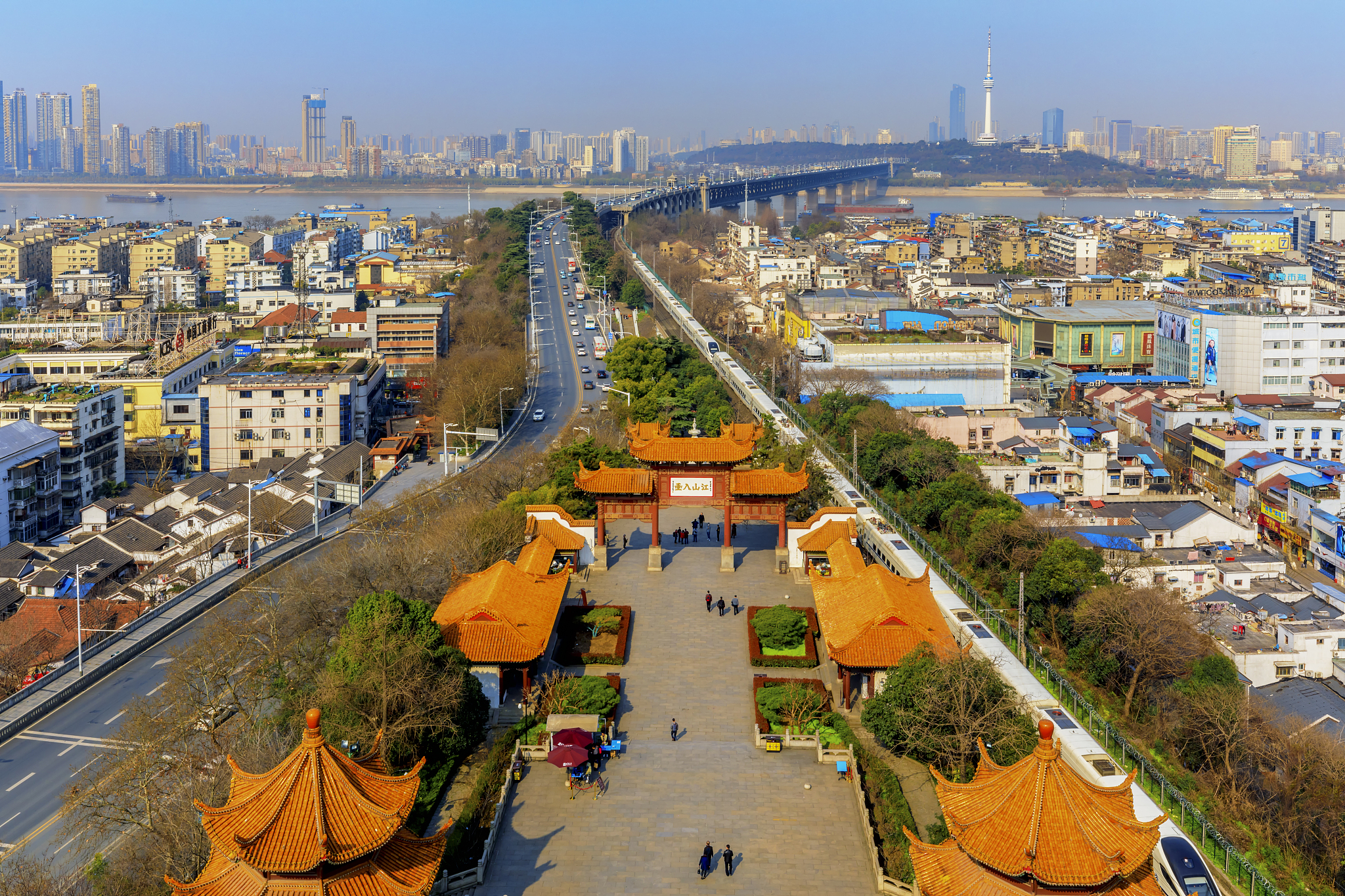 湖北武汉:黄鹤楼公园