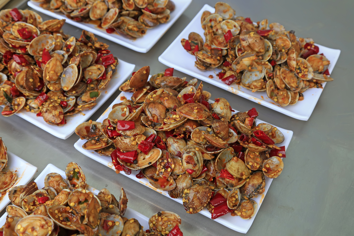 爆炒花贝的做法：香辣美味，简单易学！