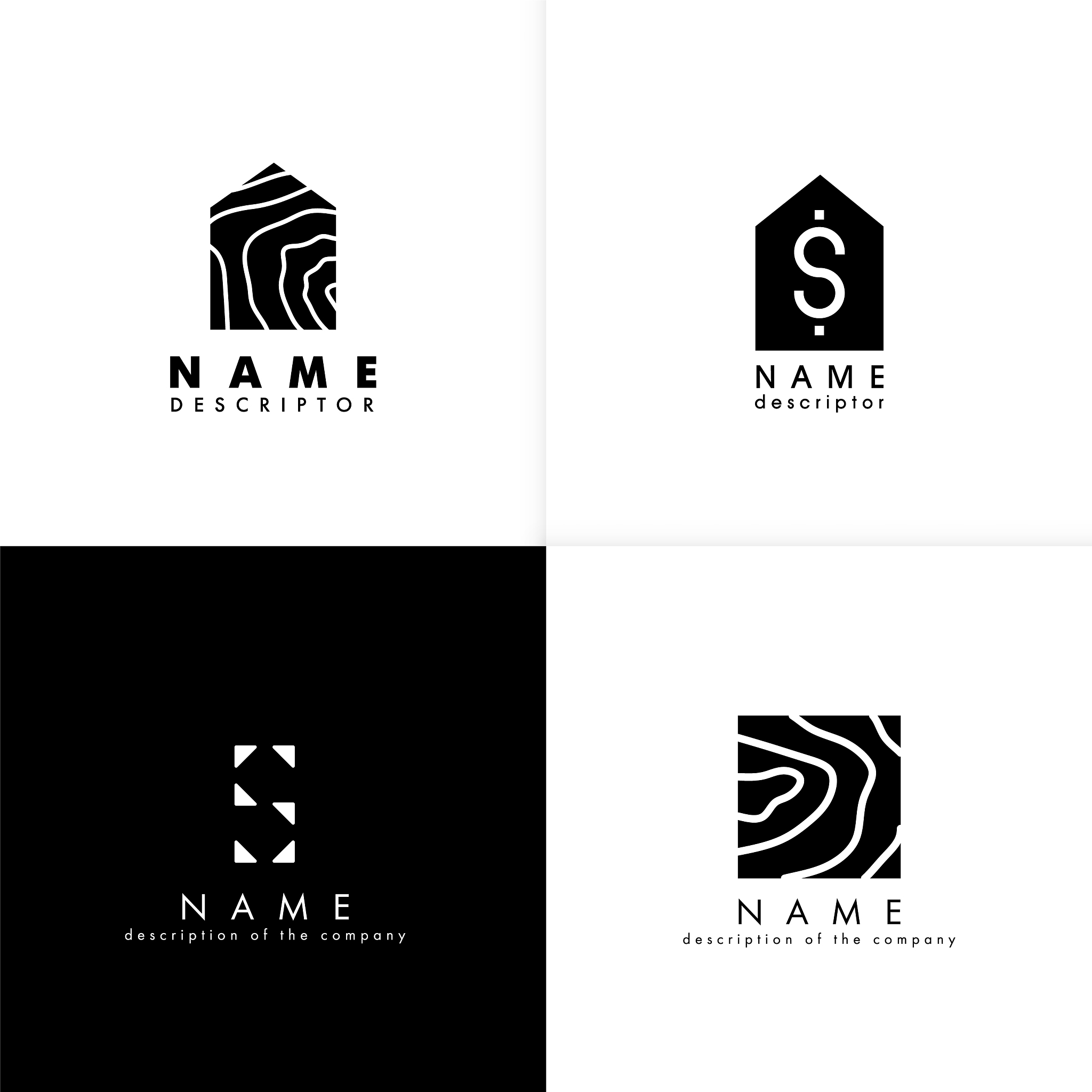 s logo letter monogram design template