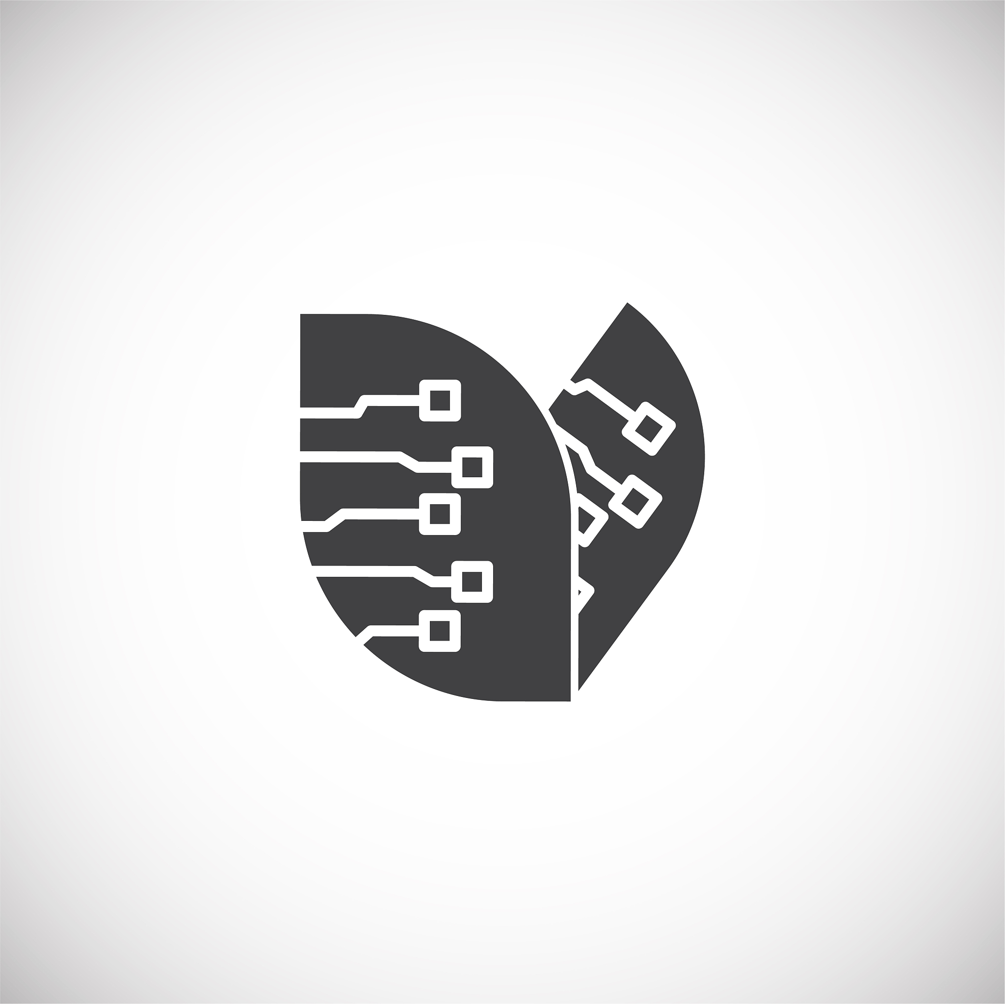 circuit related icon on background for graphic and web design. c