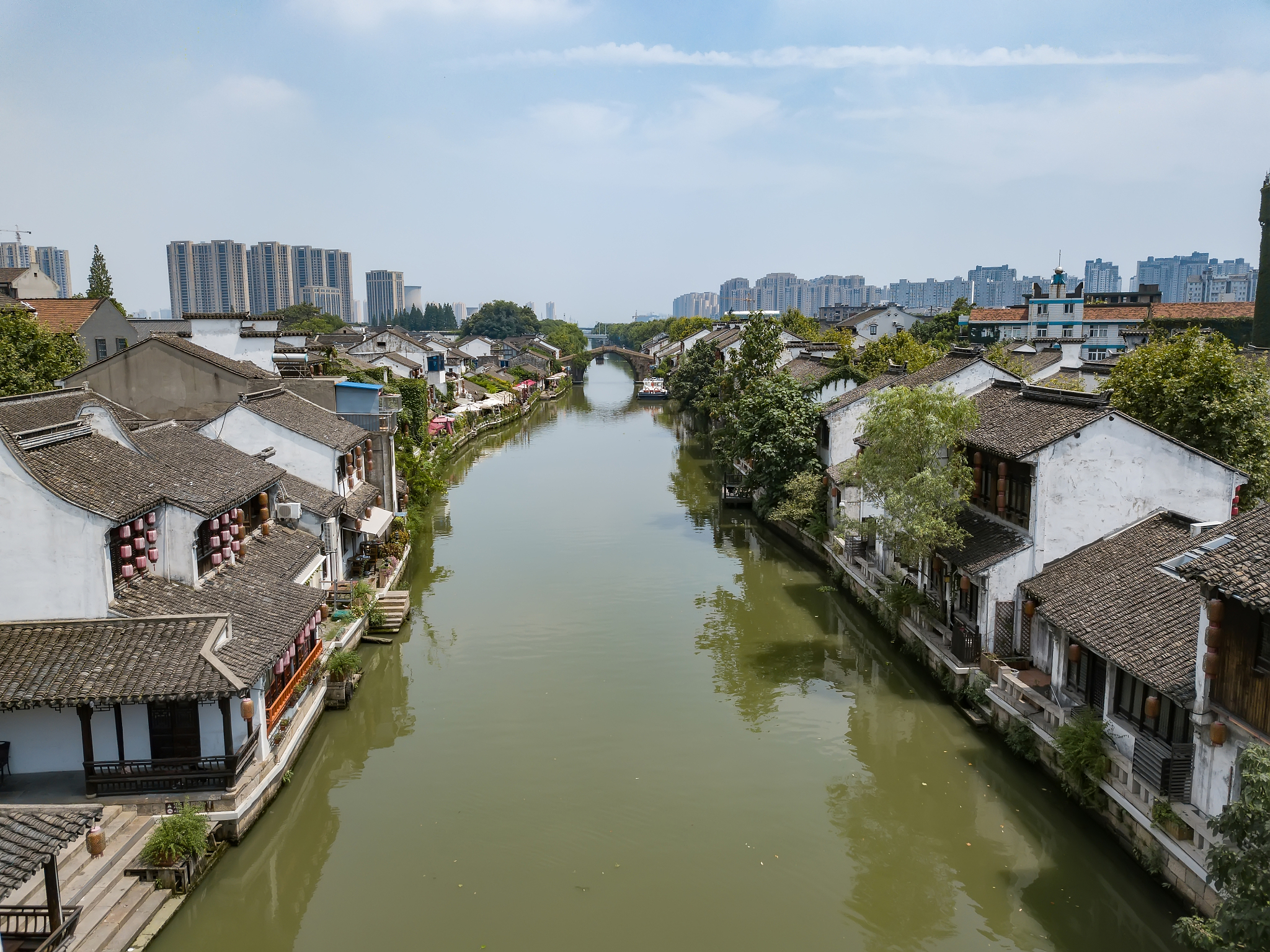 无锡南长街清名桥景色
