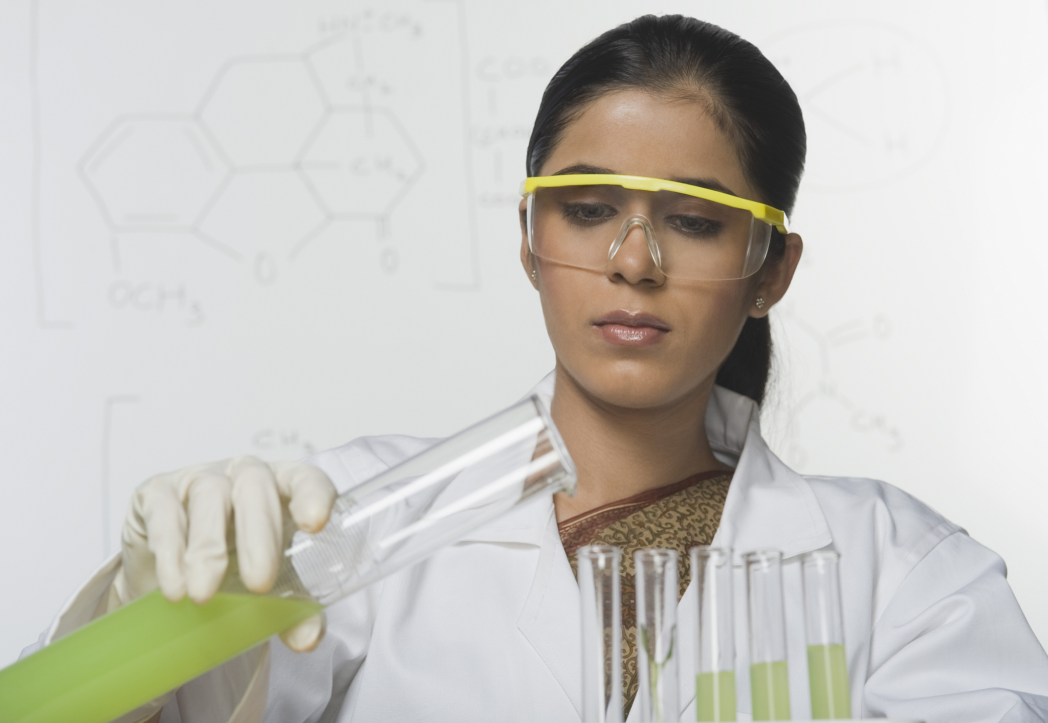 scientist experimenting in a laboratory