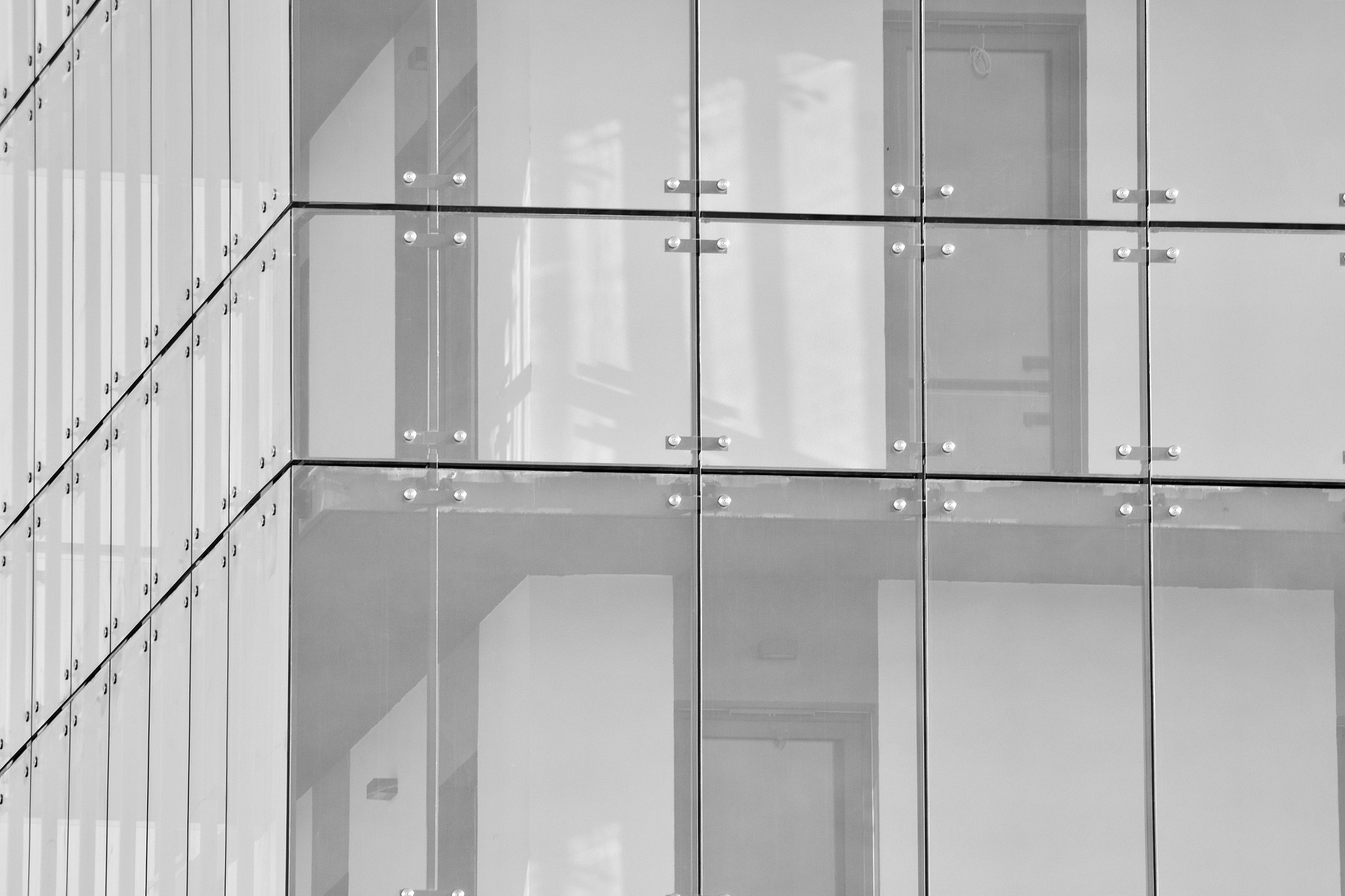 modern apartment buildings. facade of a modern apartment buildin