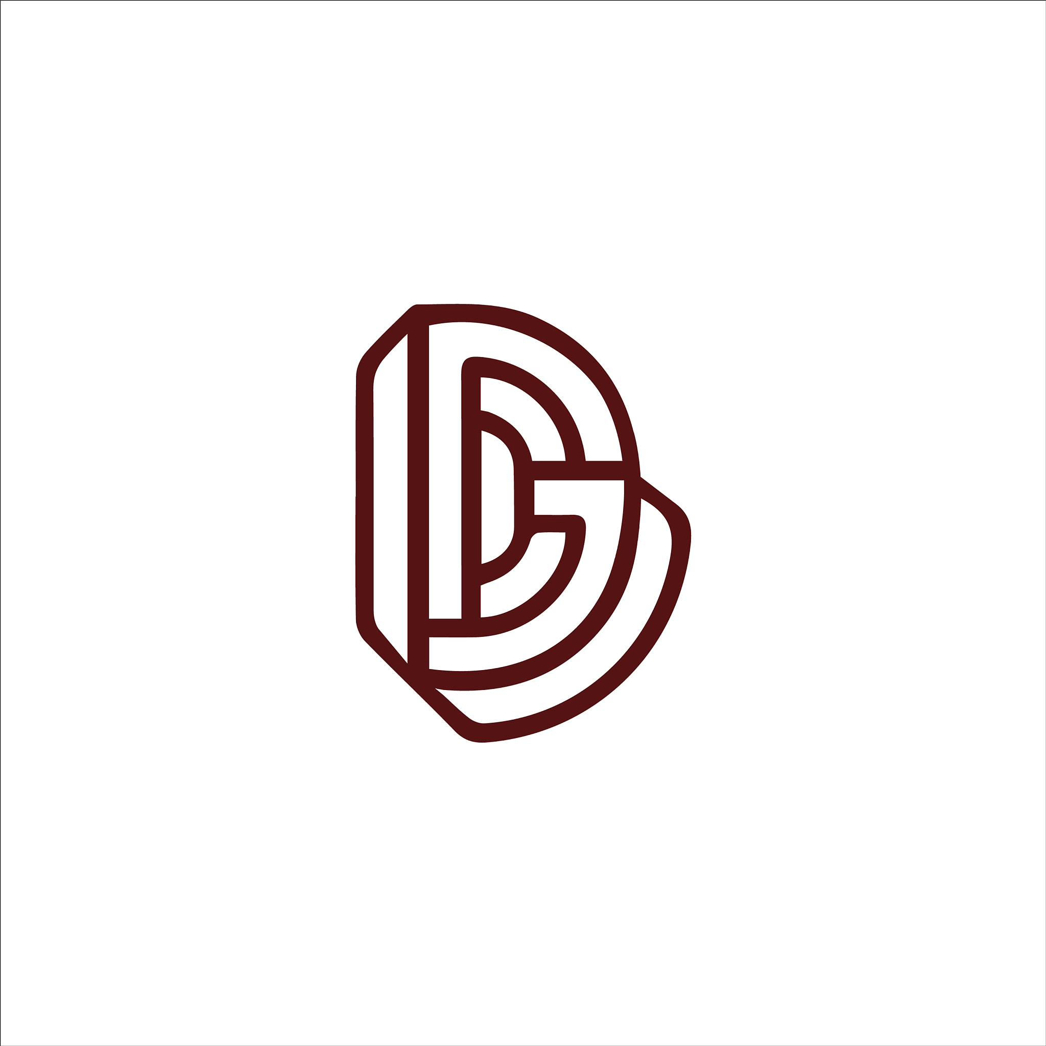 letter logo jd dj logo design