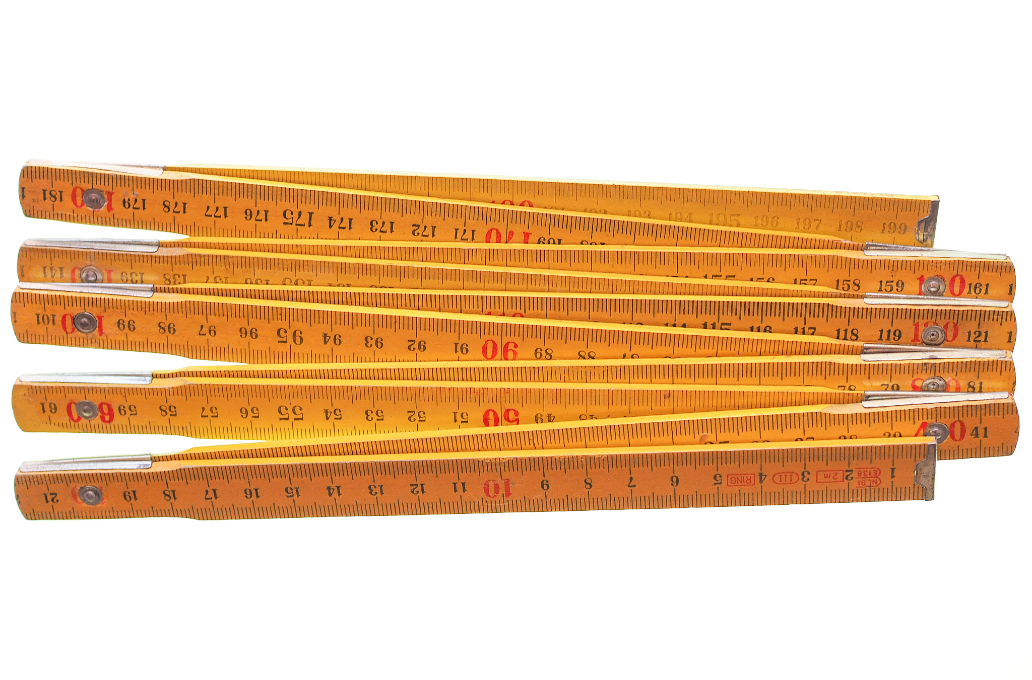 imperial and metric ruler isolated isolated