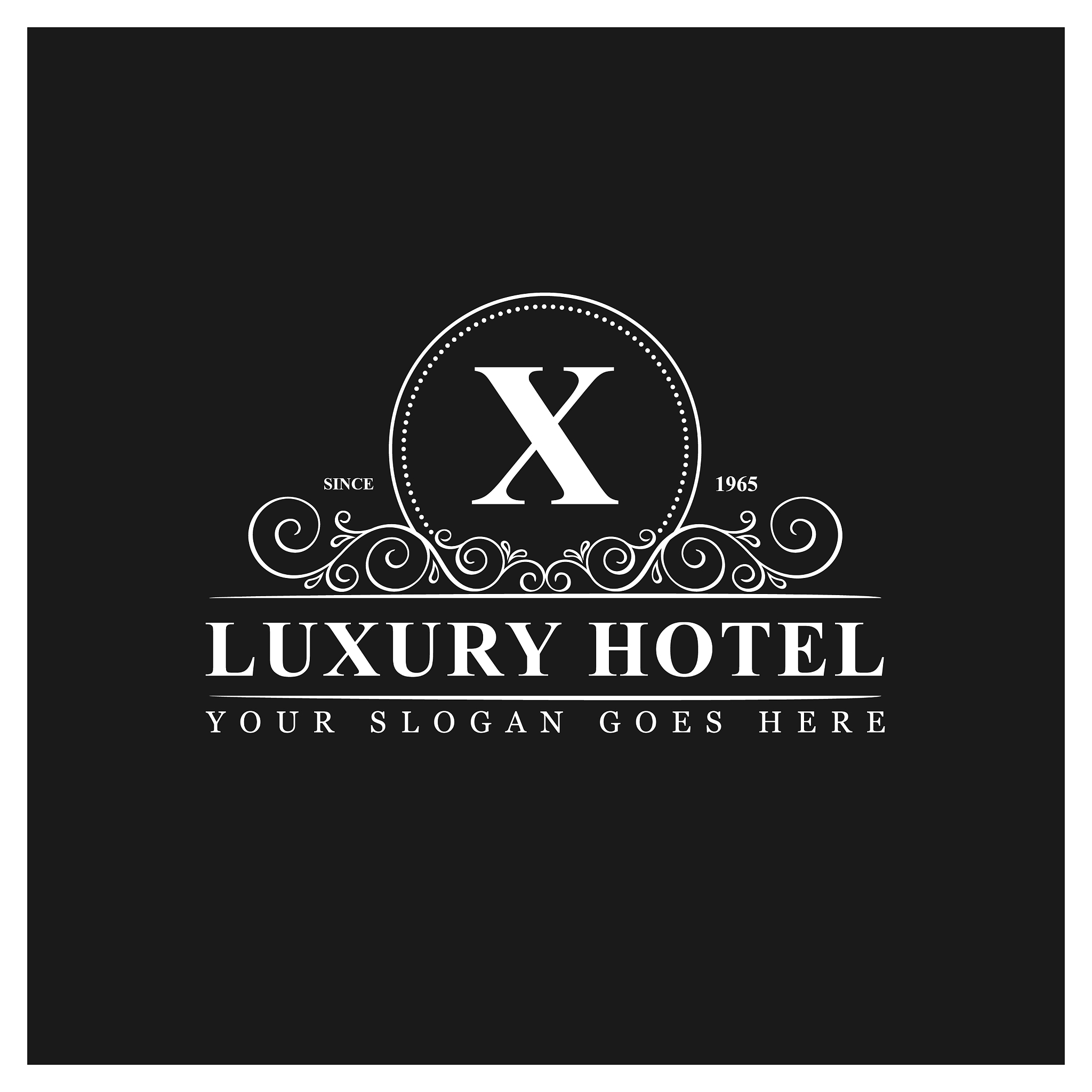 alphabetical logo design and typography