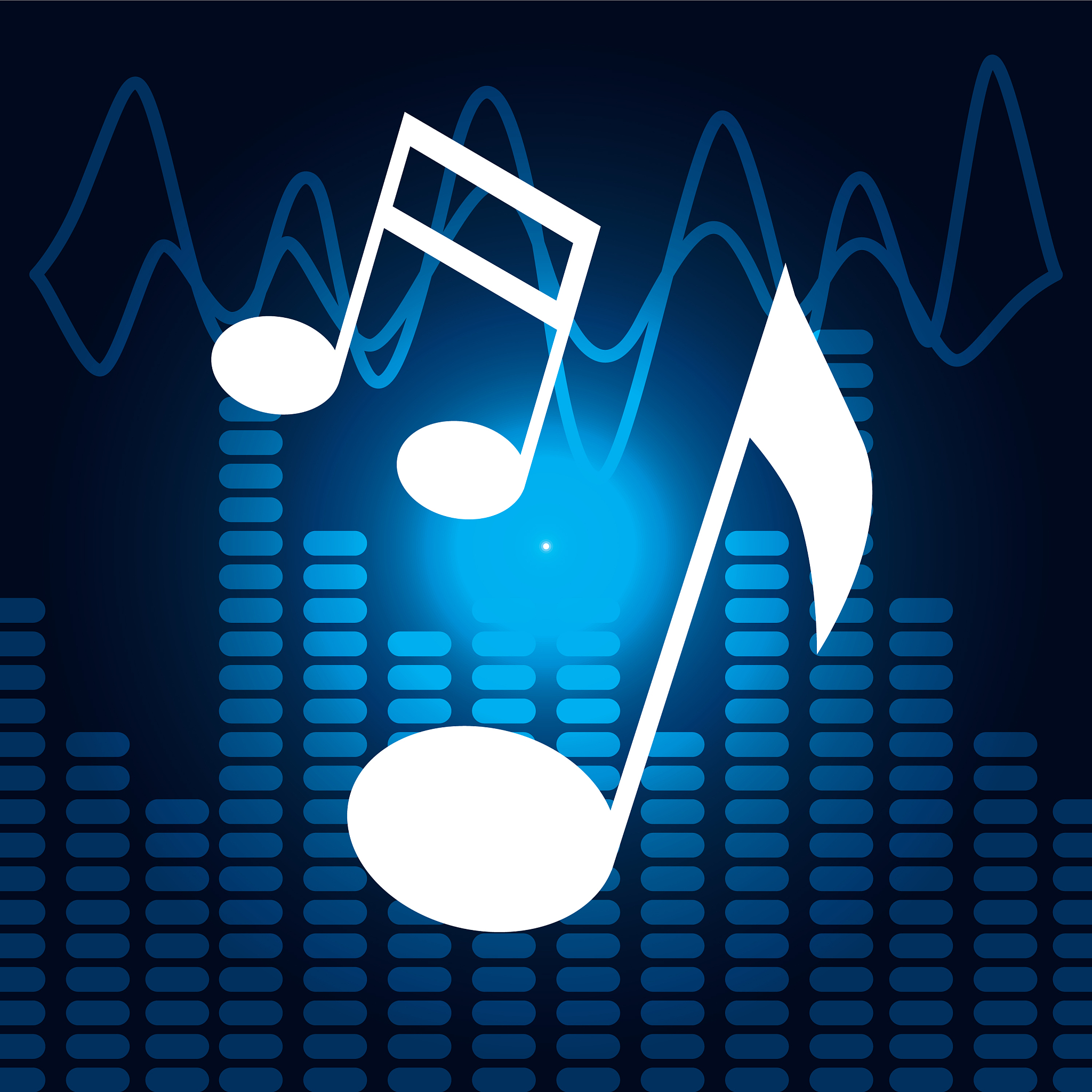 banner notes music icon