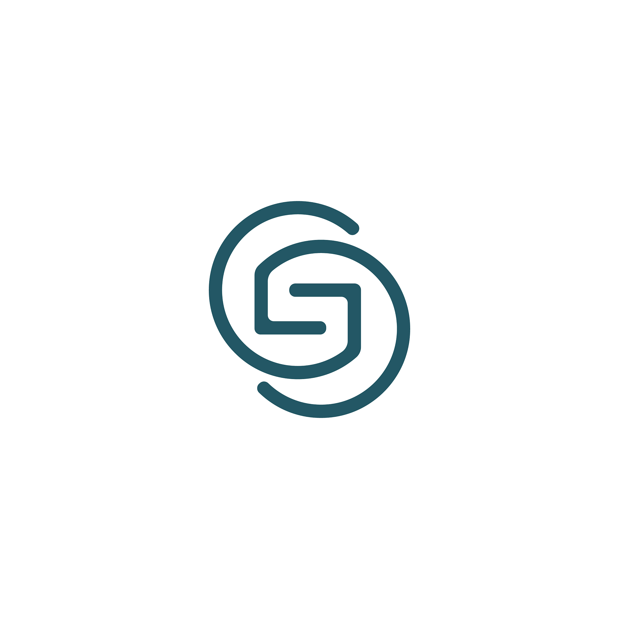 initial letter gg or g logo design template